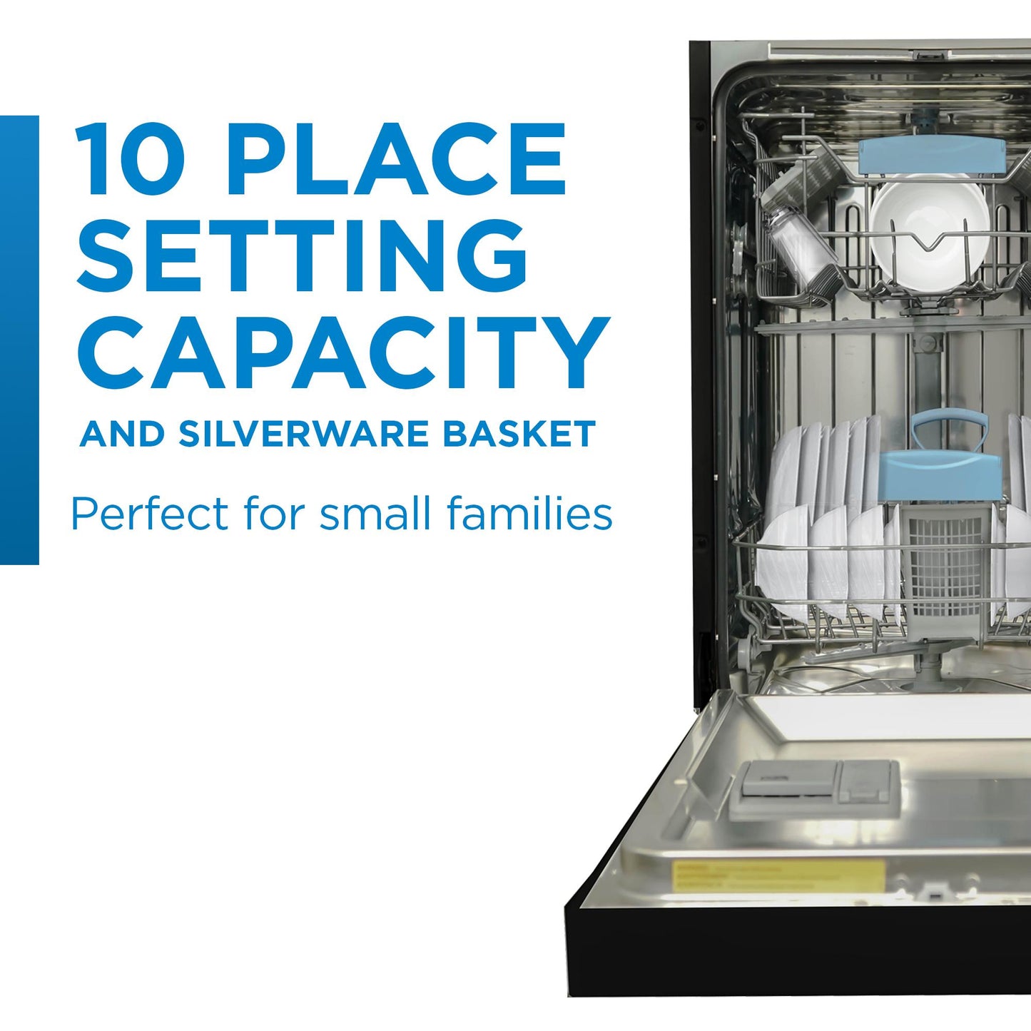 DANBY DDW18D1EB Danby 18"""" Built-in Dishwasher With Front Controls (black)