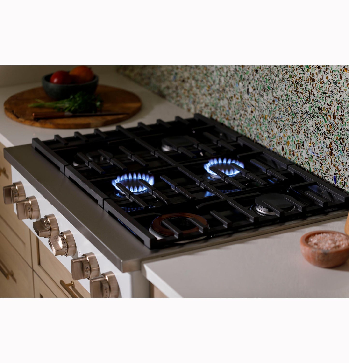 CAFE CGU366P2TS1 Cafe 36"" Commercial-style Gas Rangetop With 6 Burners (NATURA...