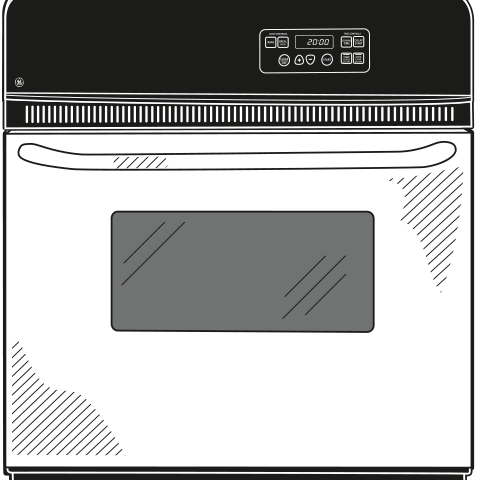 GE APPLIANCES JRP20SKSS GE Appliances 24"" Electric Single Self-cleaning Wall Oven