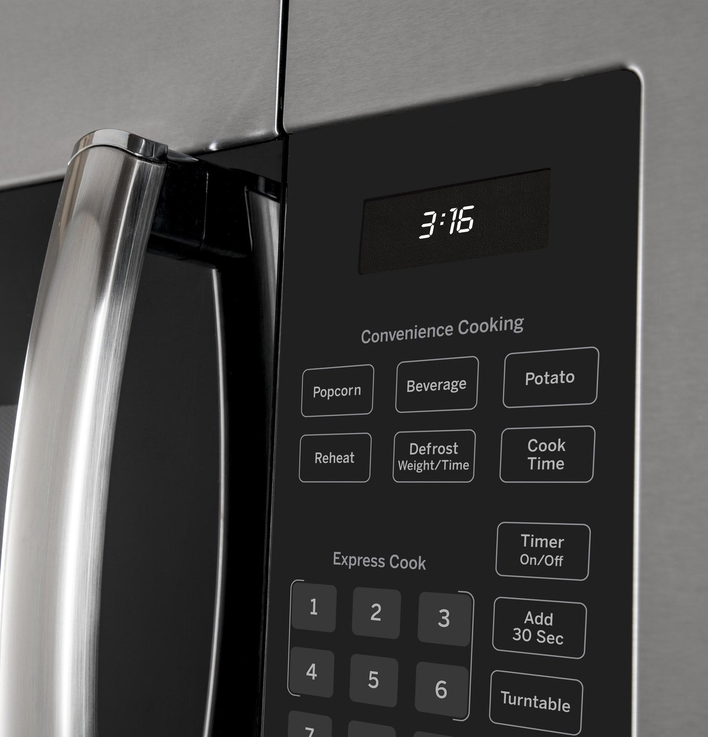 GE APPLIANCES JVM3160RFSS Ge 1.6 Cu. Ft. Over-the-range Microwave Oven