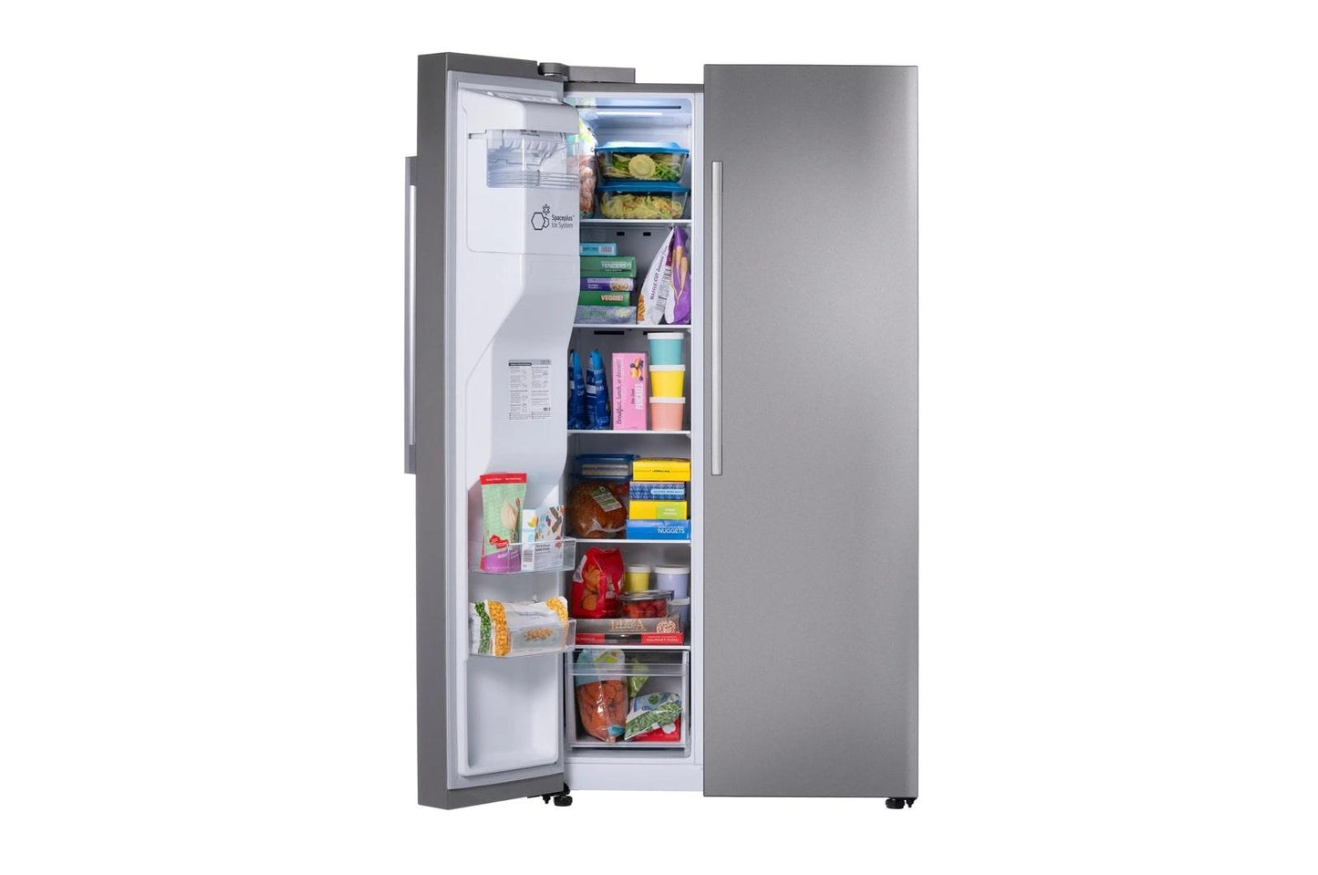 LG LS27T3230S 27 Cu. Ft. Standard-depth, Side-by-side Refrigerator, With Ice and ...