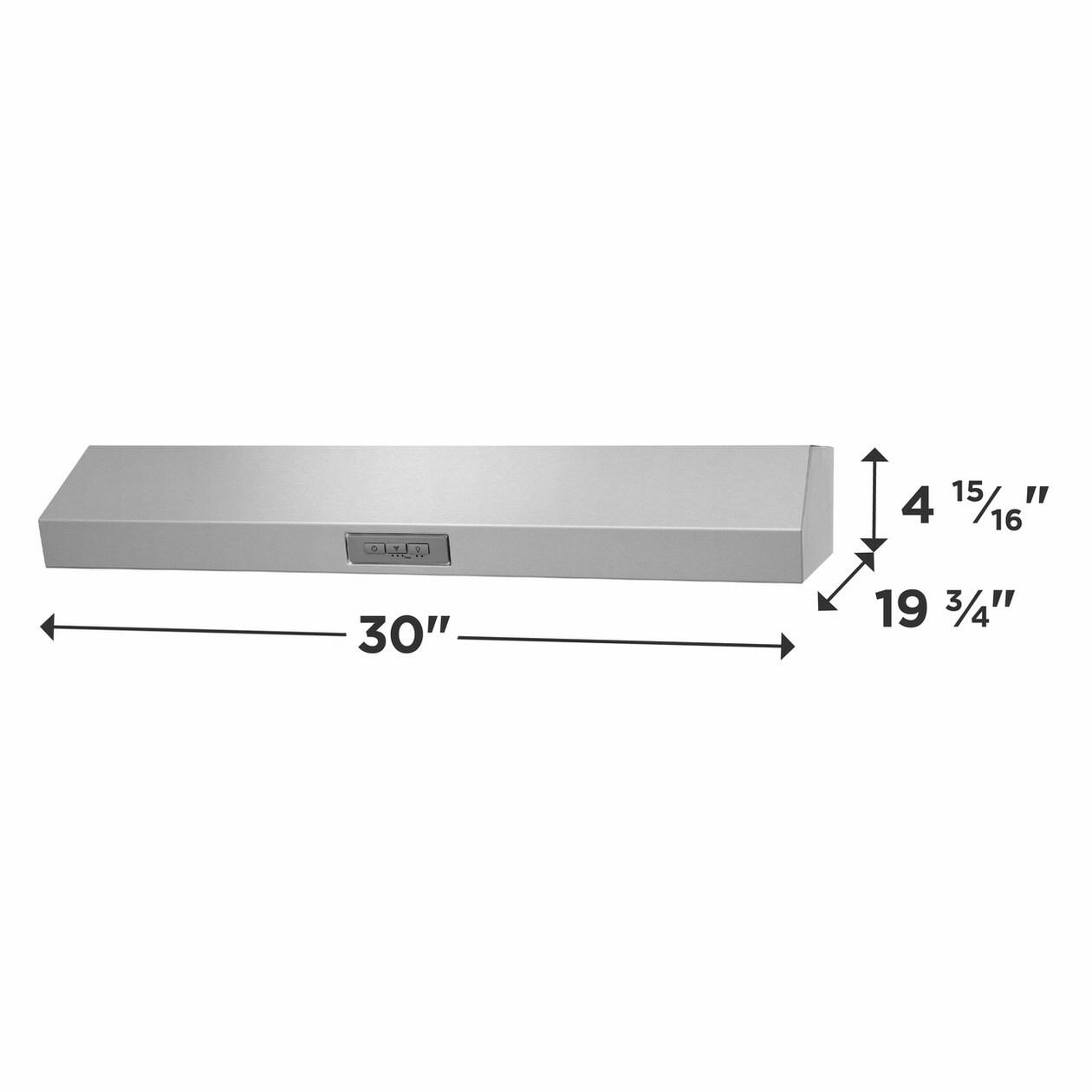 FRIGIDAIRE FCVW3052AS Frigidaire Undercabinet 30"" Ventilation Hood