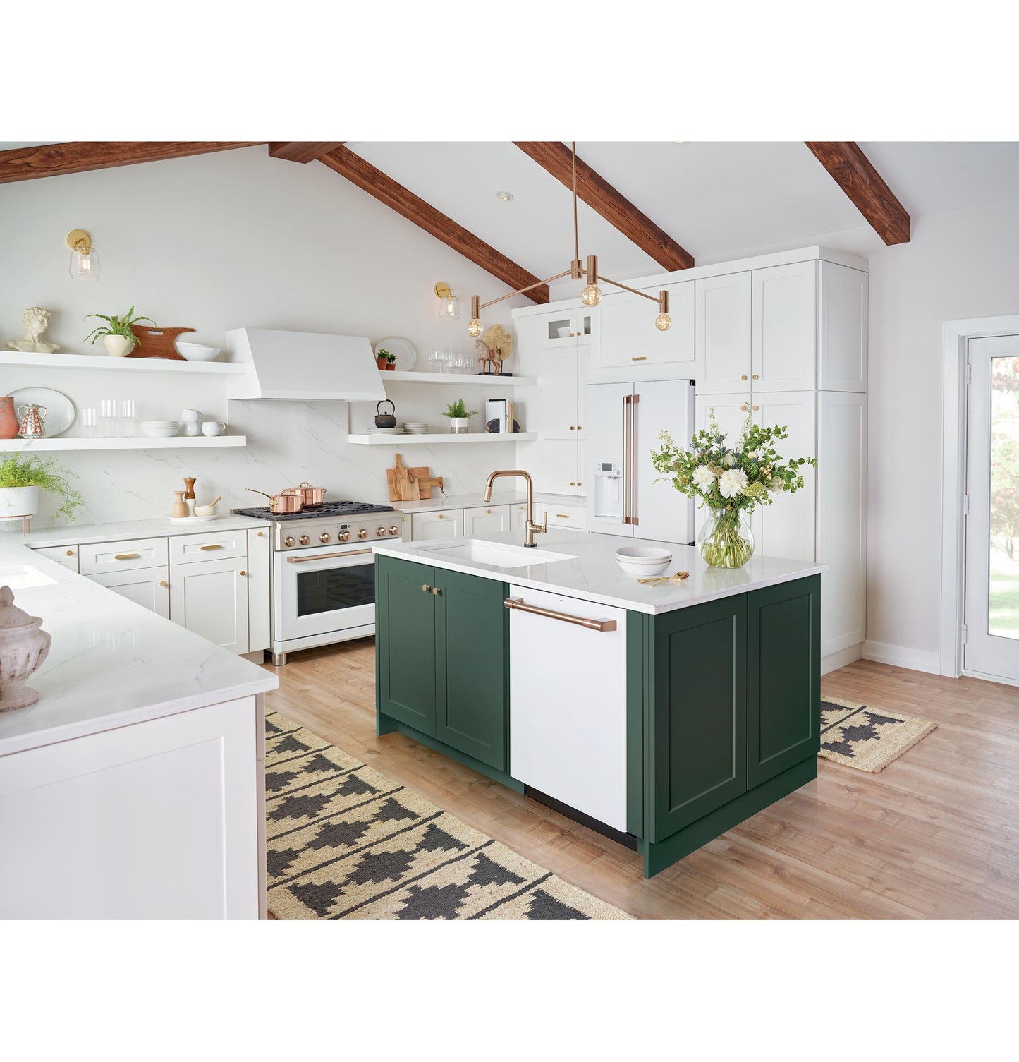 CAFE CYE22TP4MW2 Cafe Energy Star 22.2 Cu. Ft. Counter-depth French-door RE...