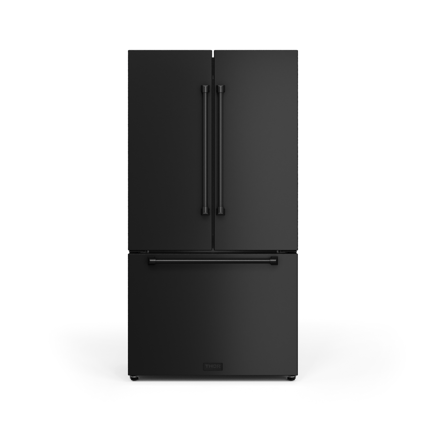THOR KITCHEN RF3621CTD00 36 Inch 20.3 Cu Ft French Door Counter Depth Refrigerator With Ice ...