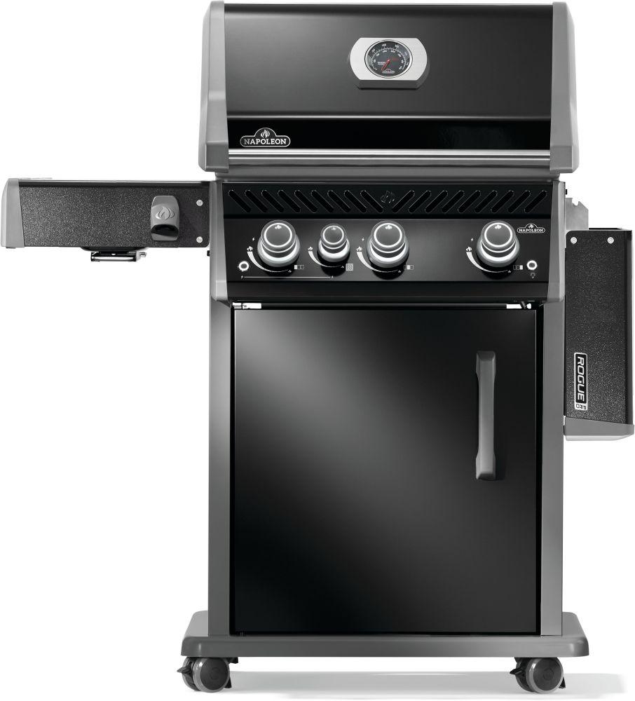 NAPOLEON BBQ RP425SIBNK2 Rogue Pro 425 Sib With Infrared Side Burner , Natural Gas, Black