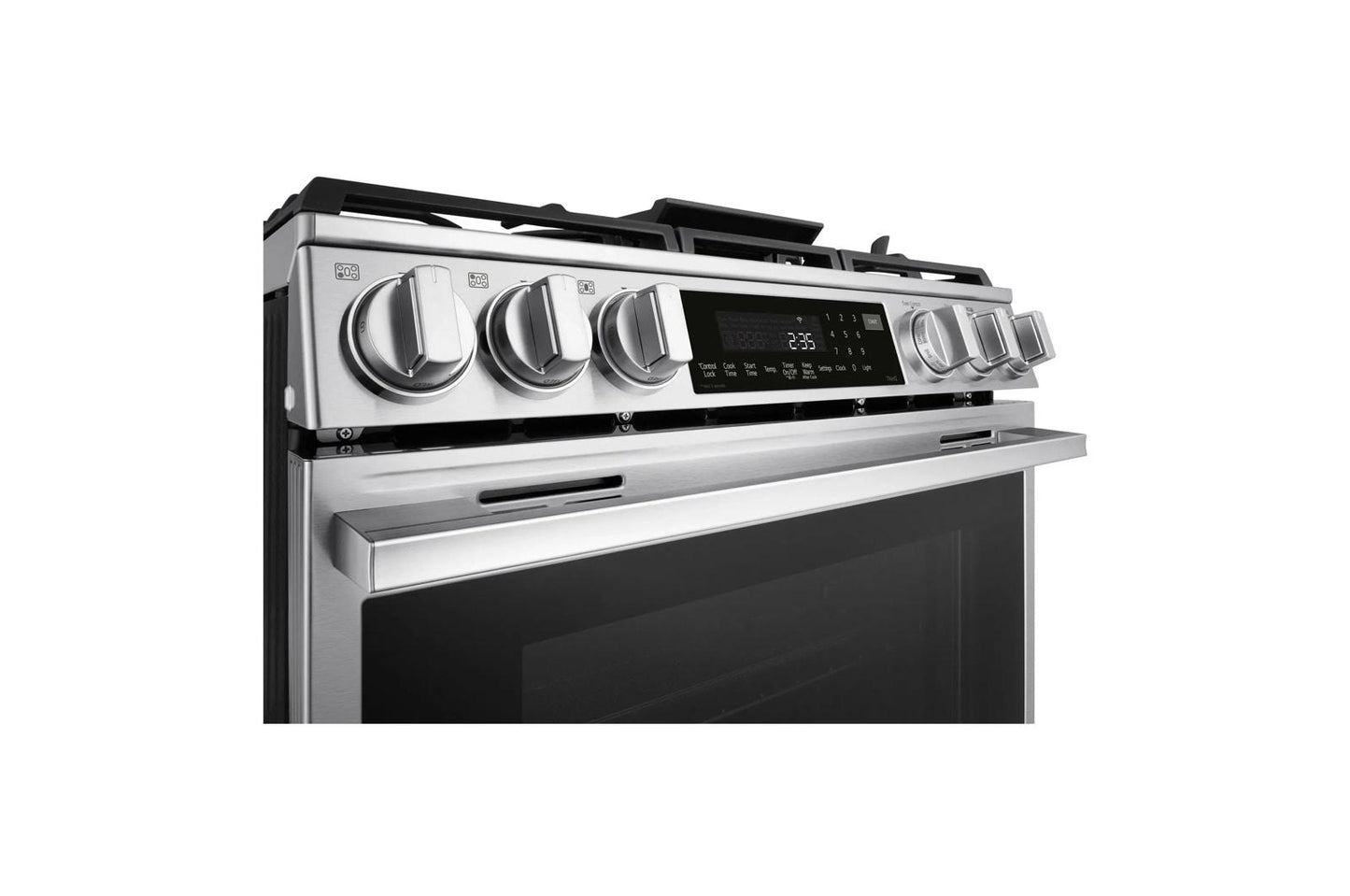 LG LSGL6337X 6.3 Cu Ft. Smart Gas Slide-in Range With Instaview, Probake CONV...