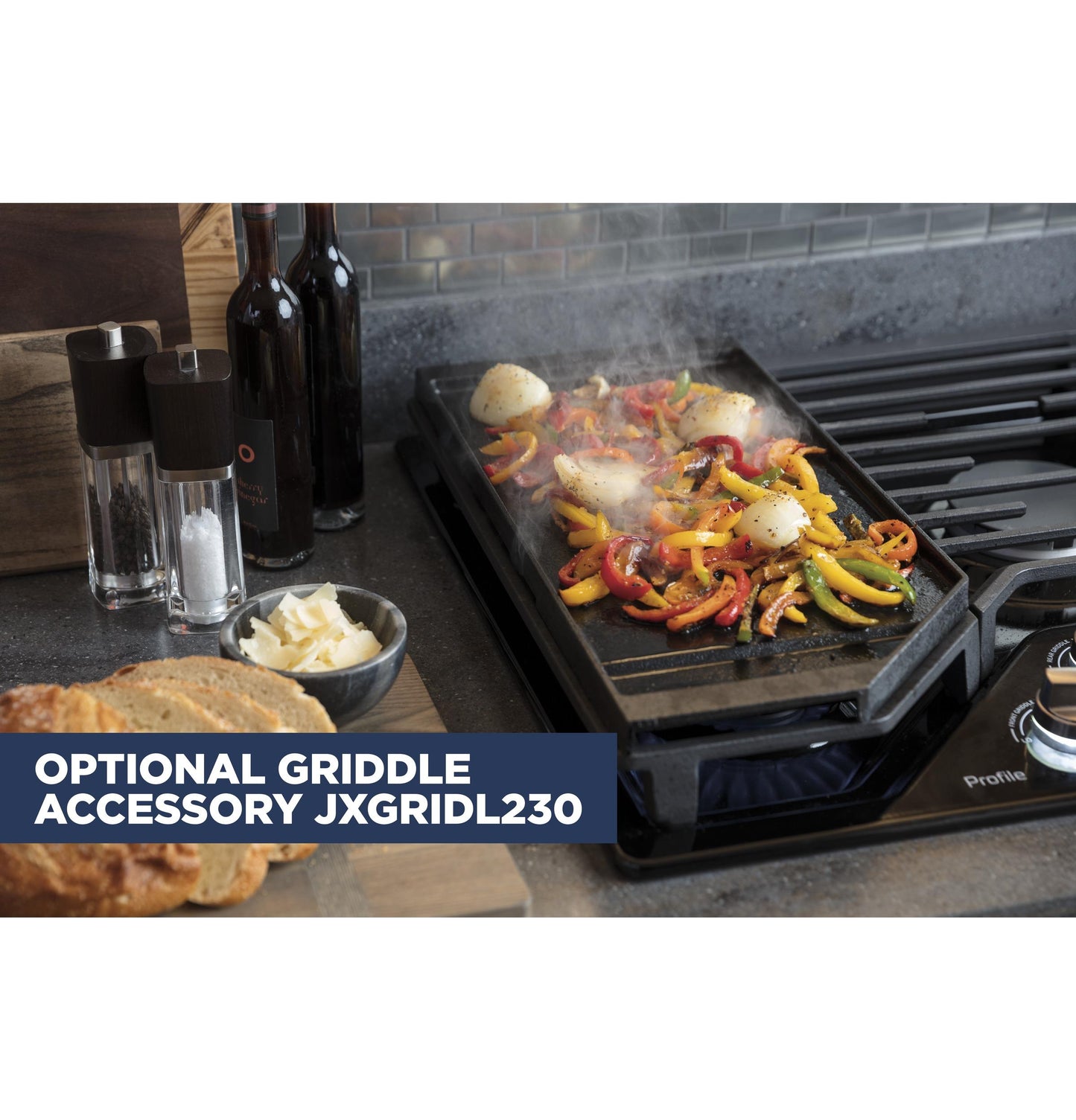 GE APPLIANCES PGP7030DLBB GE Profile Series 30"" Built-in Gas Cooktop