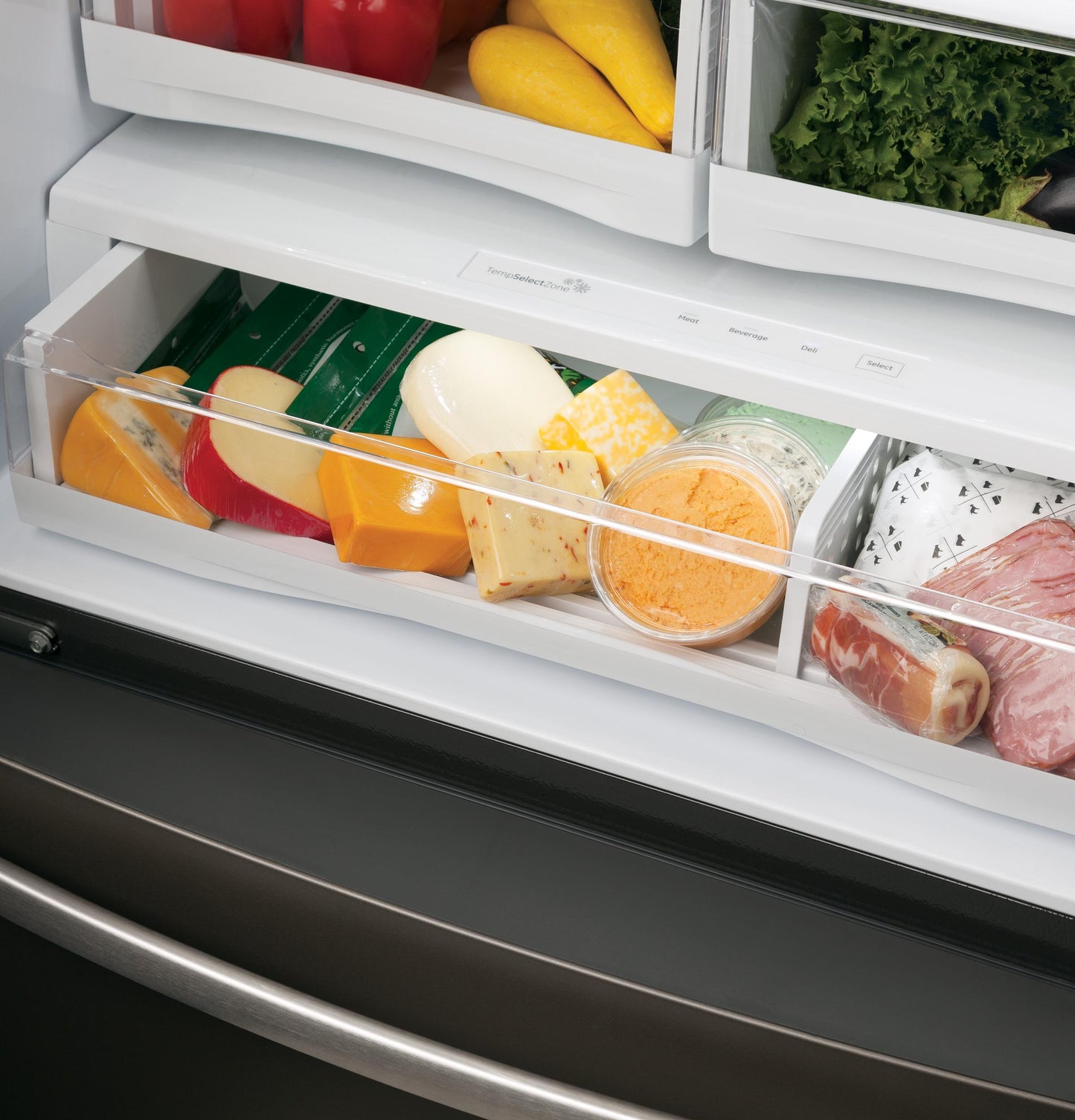 GE APPLIANCES PYE22KBLTS GE Profile Series Energy Star 22.2 Cu. Ft. Counter-depth FRENCH-...