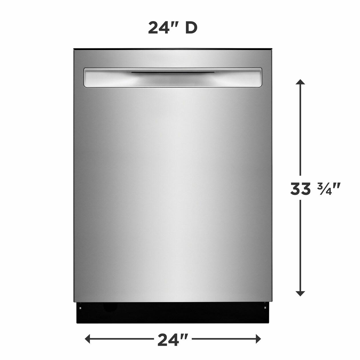 FRIGIDAIRE FDSP4501AS Frigidaire 24"" Stainless Steel Tub Built-in Dishwasher