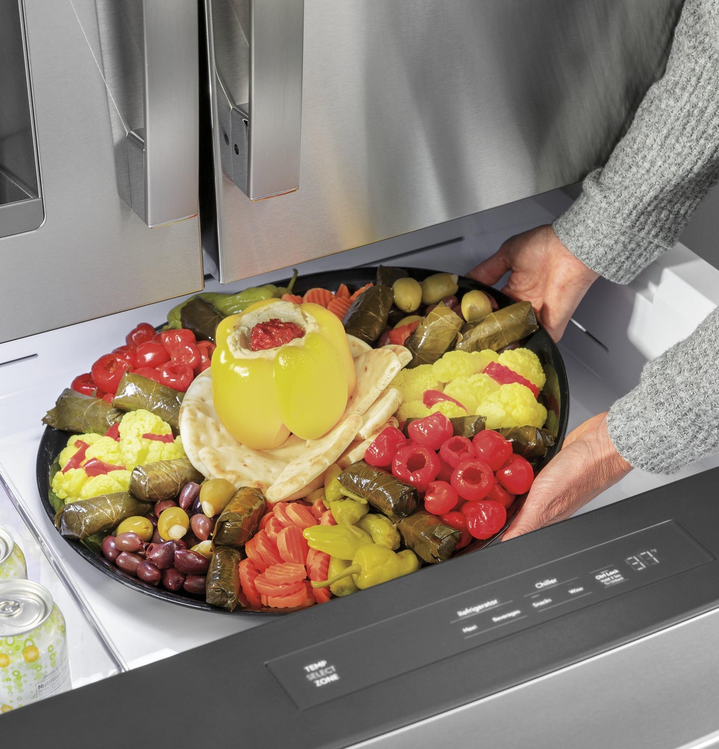 GE APPLIANCES PXD22BYPFS GE Profile 22.4 Cu. Ft. Smart Counter-depth Fingerprint RESISTA...