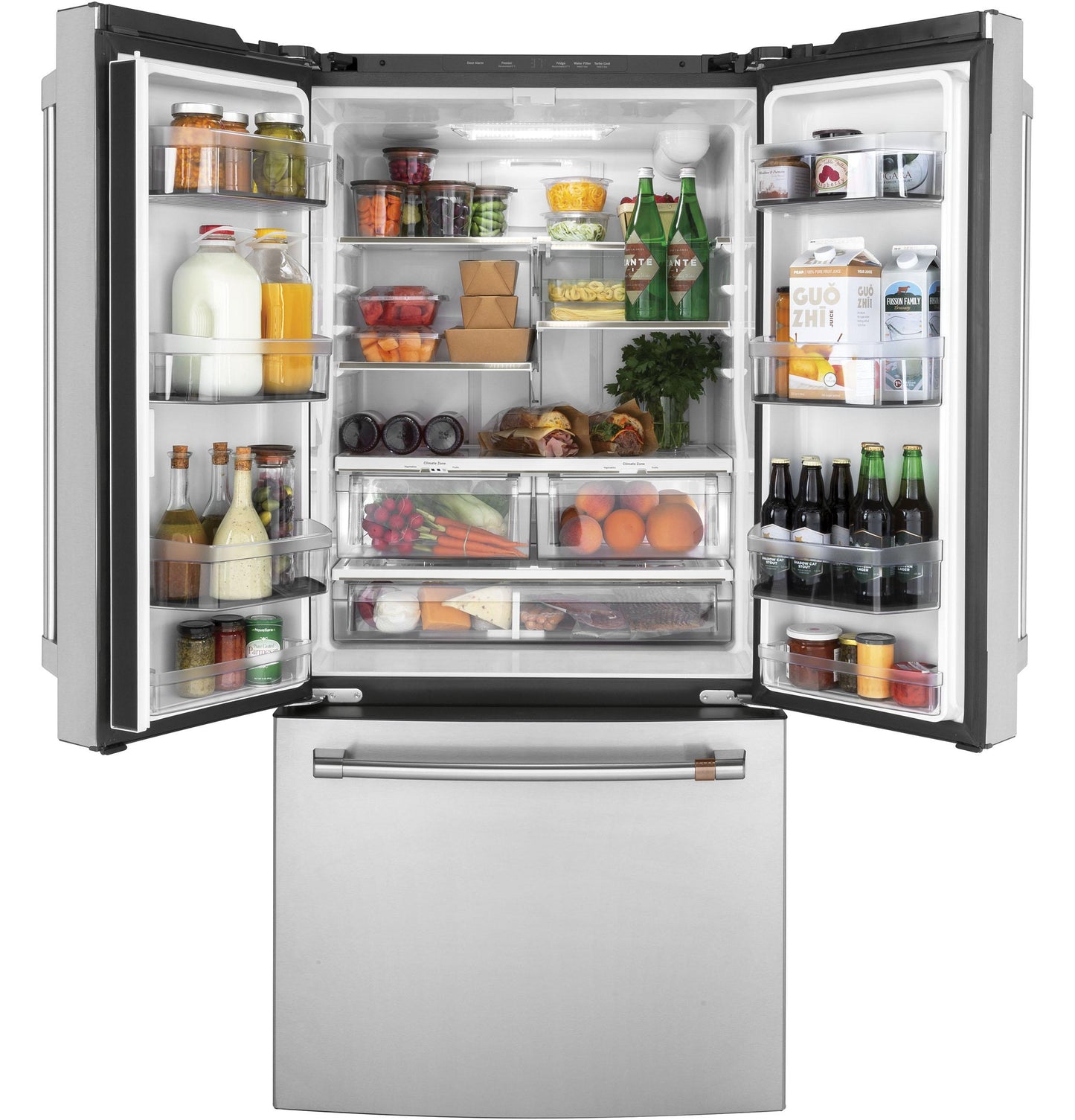 CAFE CWE19SP2NS1 Cafe Energy Star 18.6 Cu. Ft. Counter-depth French-door R...