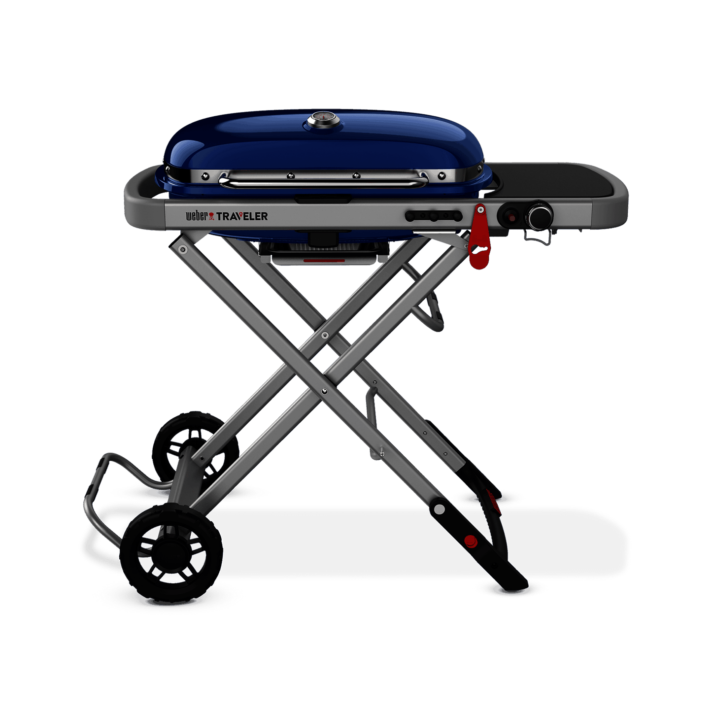 WEBER 9020001 Weber Traveler Portable Gas Grill - Deep Ocean Blue