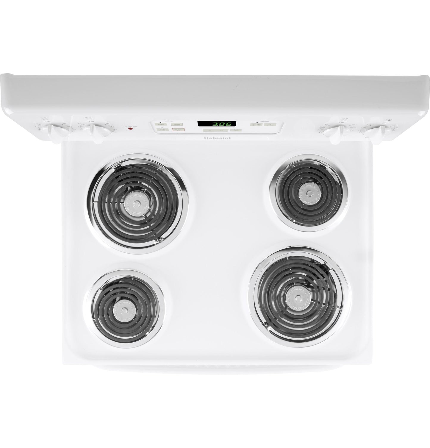 HOTPOINT RBS360DMWW Hotpoint 30"" Free-standing Standard Clean Electric Range