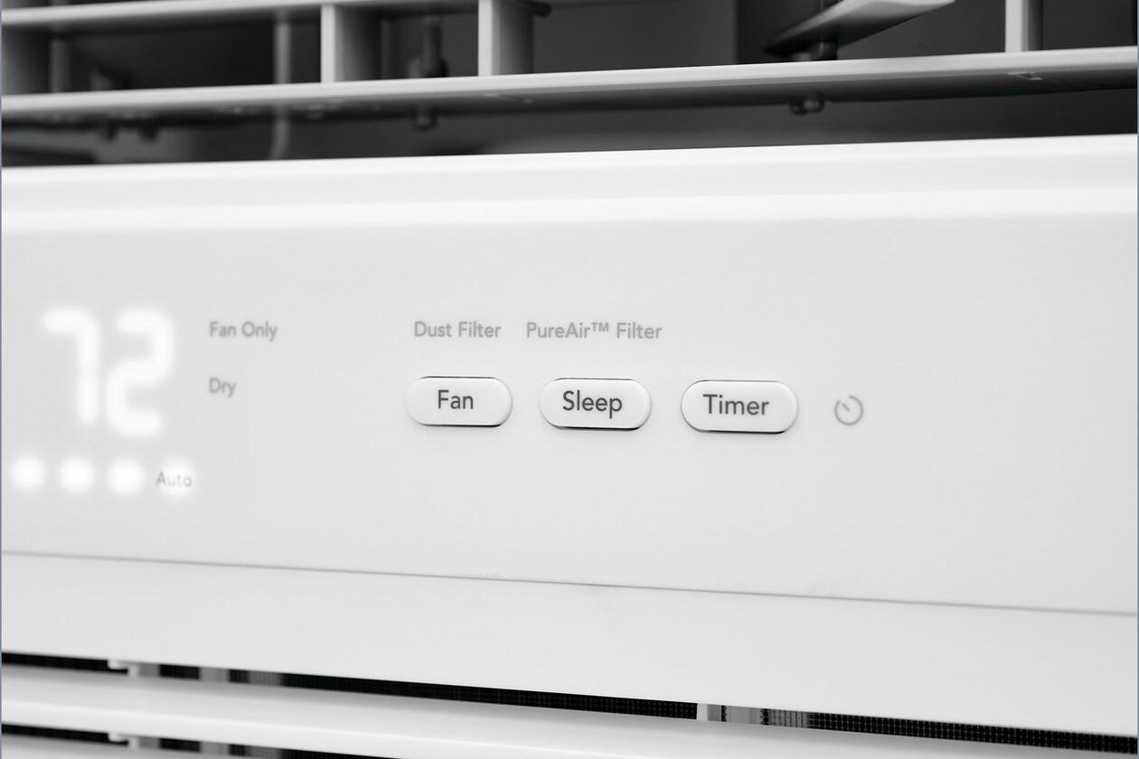 FRIGIDAIRE FHWH084WB1 Frigidaire 8,000 BTU Window Room Air Conditioner With Supplemental ...