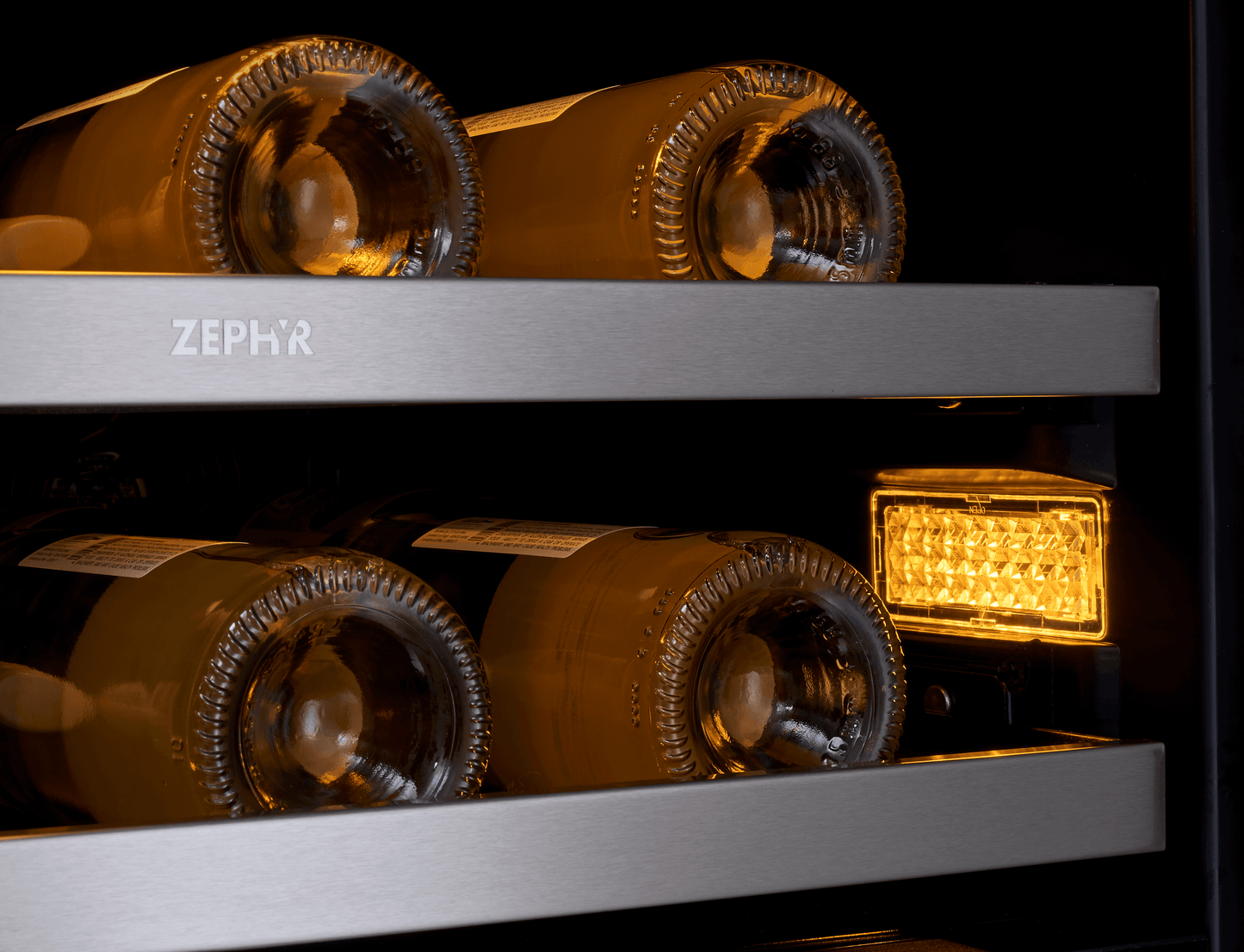 ZEPHYR PRW24C32CG Zephyr 24"" French Door Dual Zone Wine Cooler