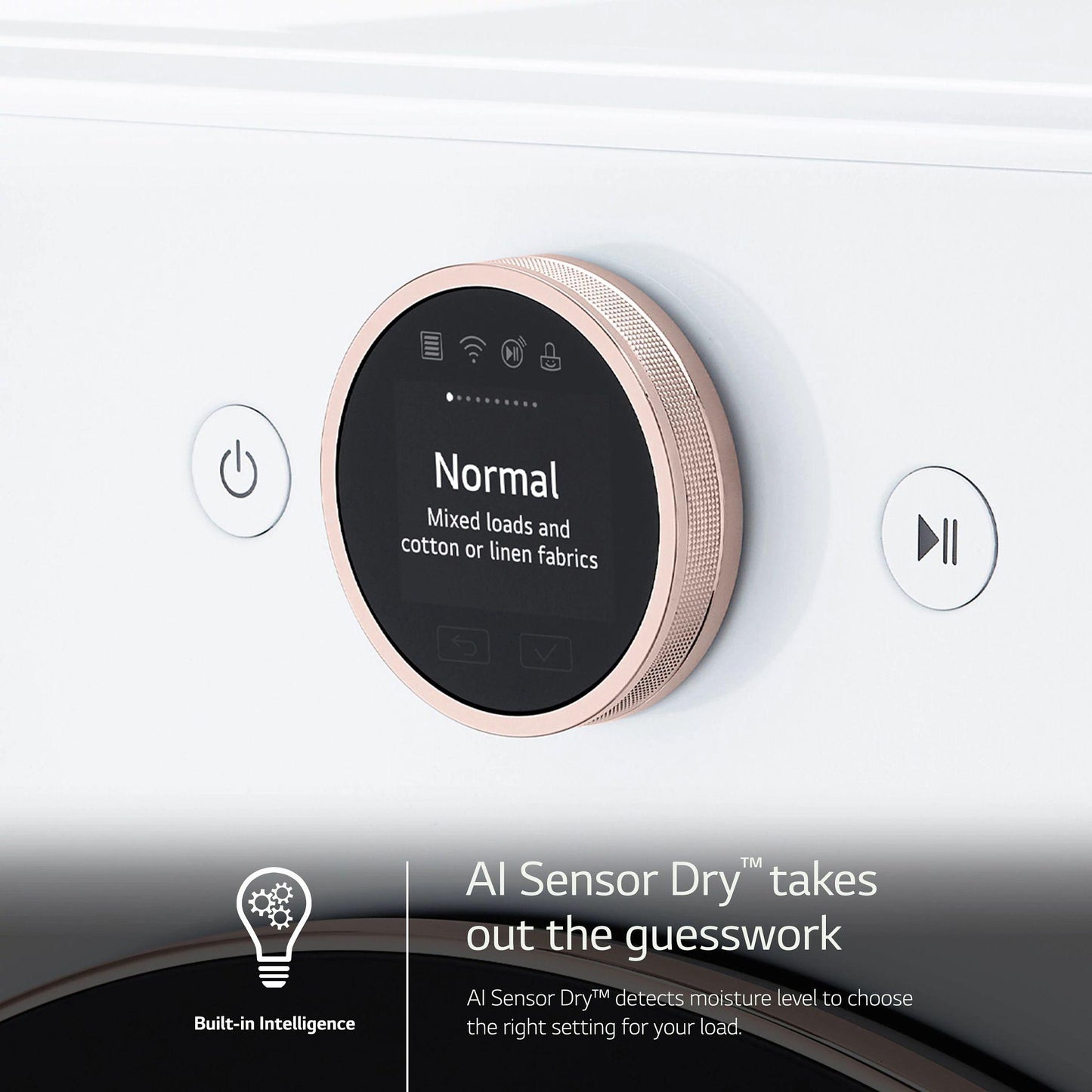 LG DLGX6501W 7.4 Cu. Ft. Ultra Large Capacity Smart Front Load Gas Dryer With SE...