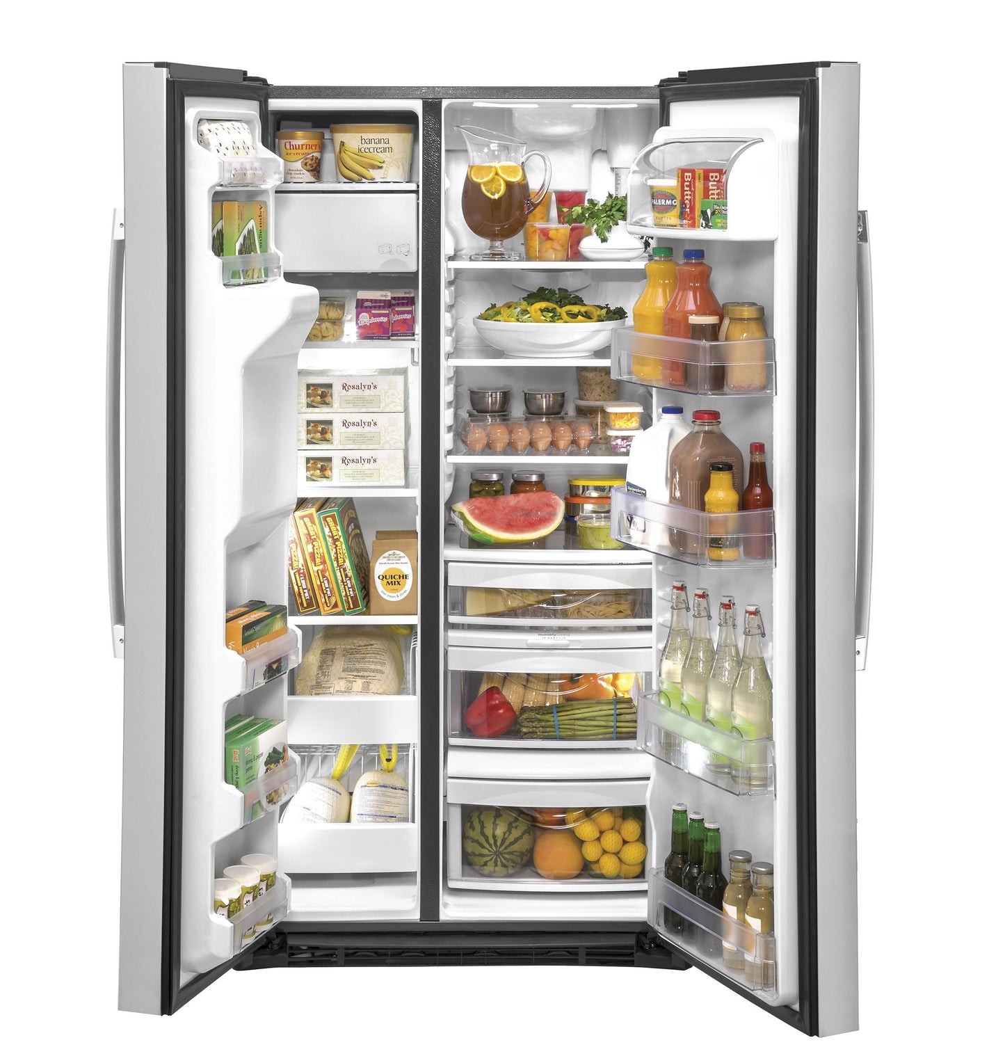 GE APPLIANCES GZS22IYNFS Ge 21.8 Cu. Ft. Counter-depth Side-by-side Refrigerator