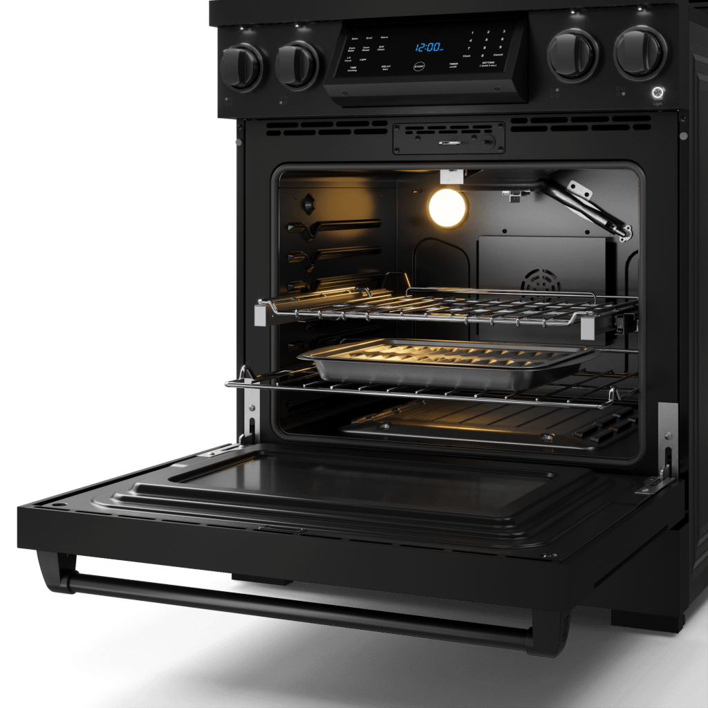 THOR KITCHEN RSG30BLP 30 Inch Professional Lp Range With Tilt Panel Touch Control In BLAC...