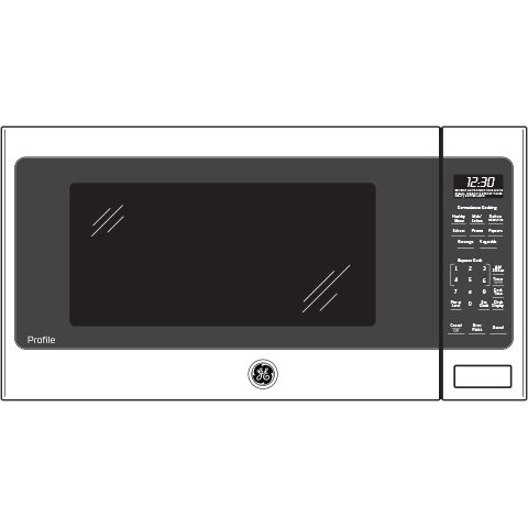 GE APPLIANCES PES7227SLSS GE Profile Series 2.2 Cu. Ft. Countertop Sensor Microwave Oven