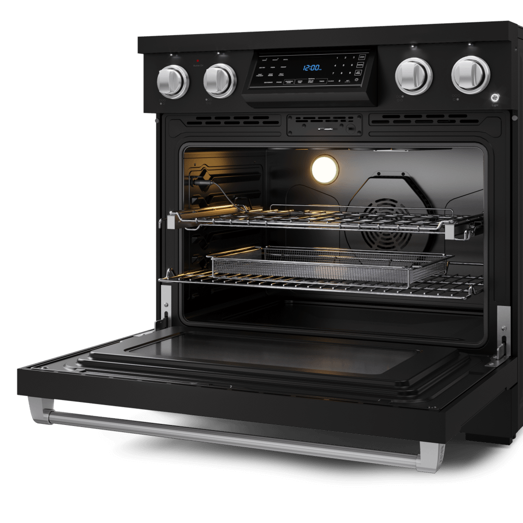 THOR KITCHEN RSE36BSS 36 Inch Professional Electric Range With Tilt Panel Touch Control I...