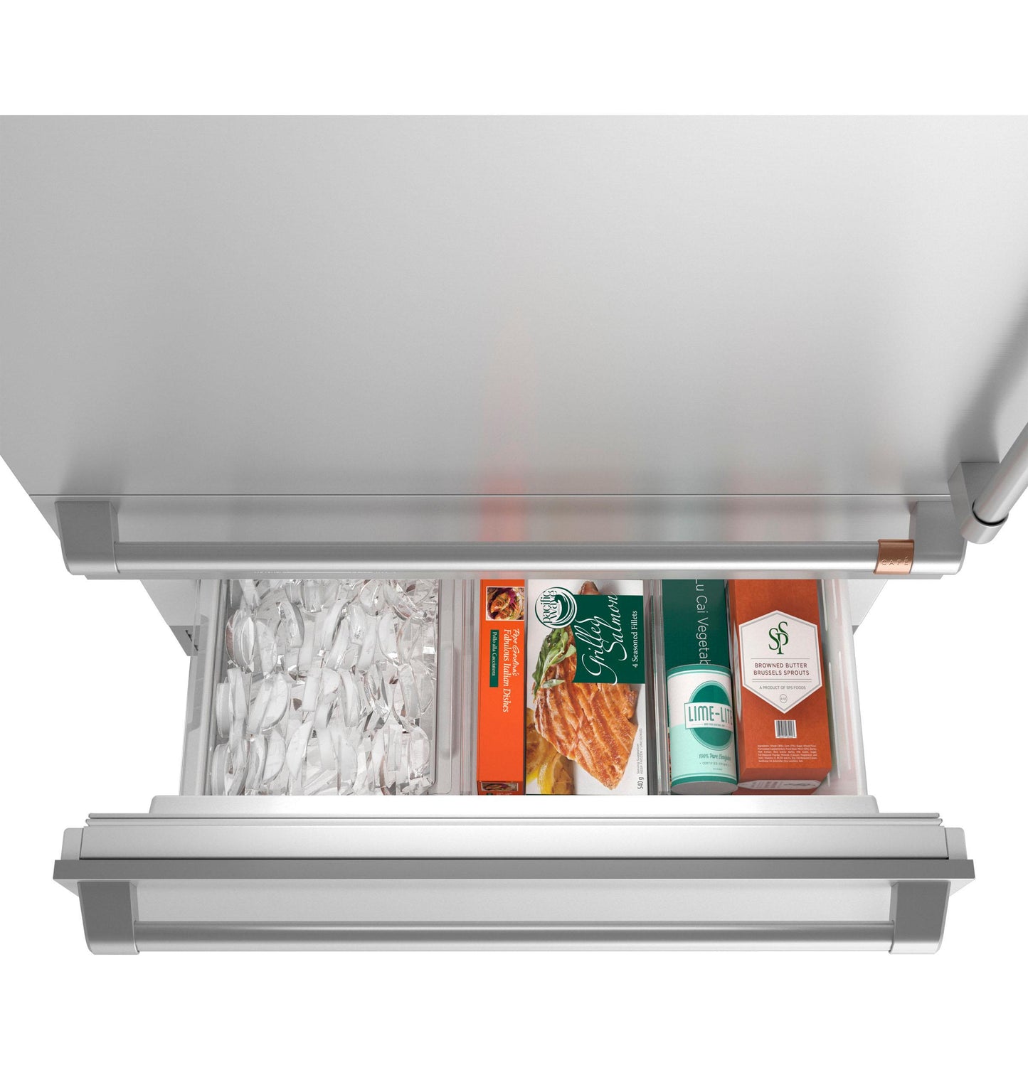 CAFE CIC36LP2VS1 Cafe Cafe 36"" Integrated Bottom-freezer Refrigerator