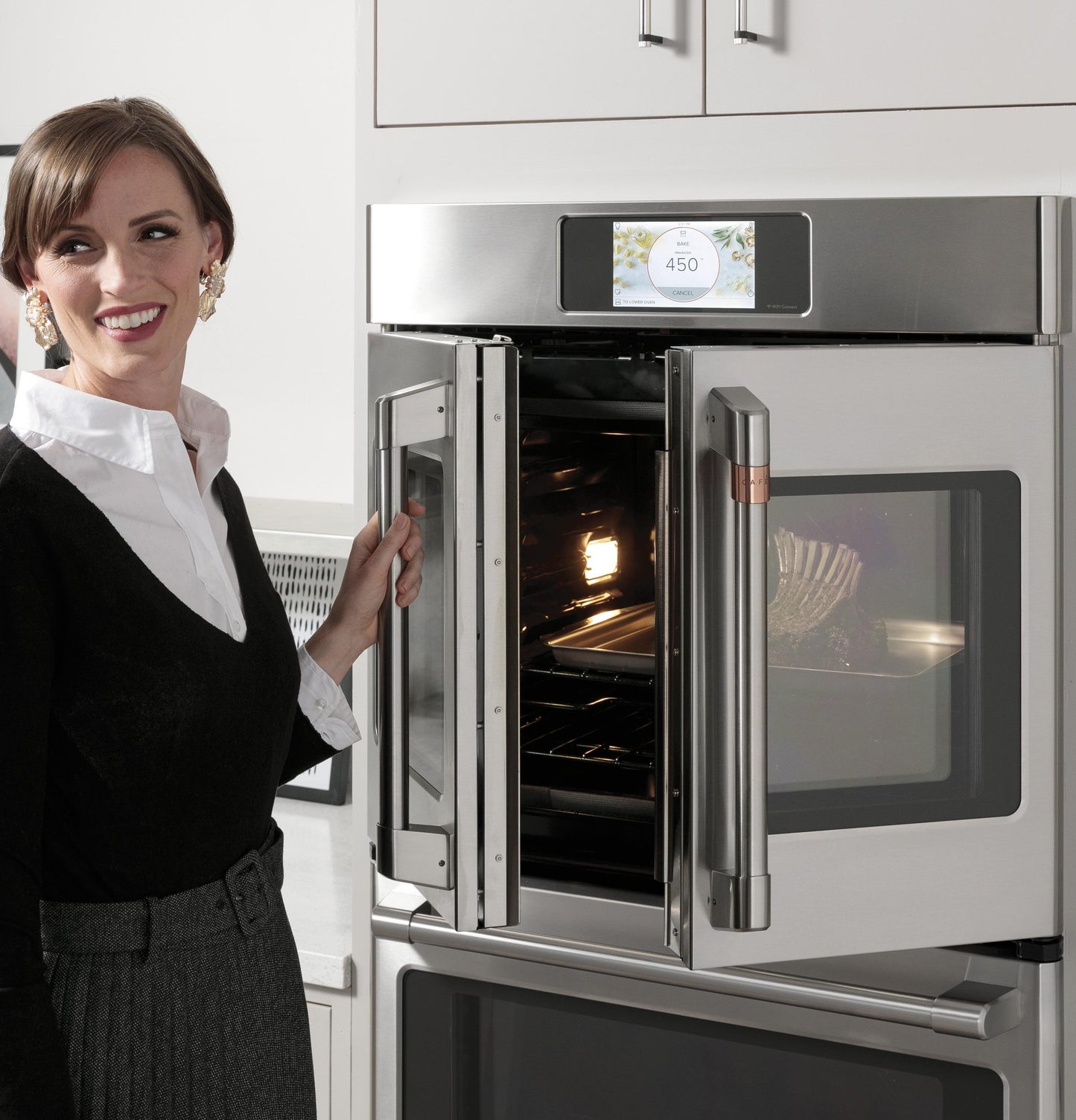 CAFE CTD90FP2NS1 Cafe Professional Series 30"" Smart Built-in Convection FRENCH...