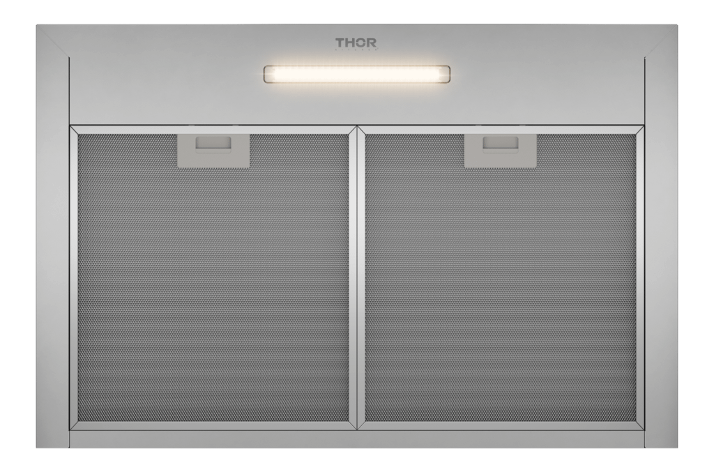 THOR KITCHEN ARH30P 30 Inch Contemporary Wall Mount P-shape Range Hood, Convertible, UP...