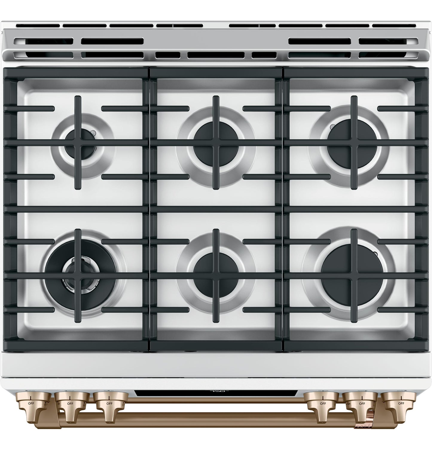 CAFE CGS750P4MW2 Cafe 30"" Slide-in Front Control Gas Double Oven With CONVECTI...