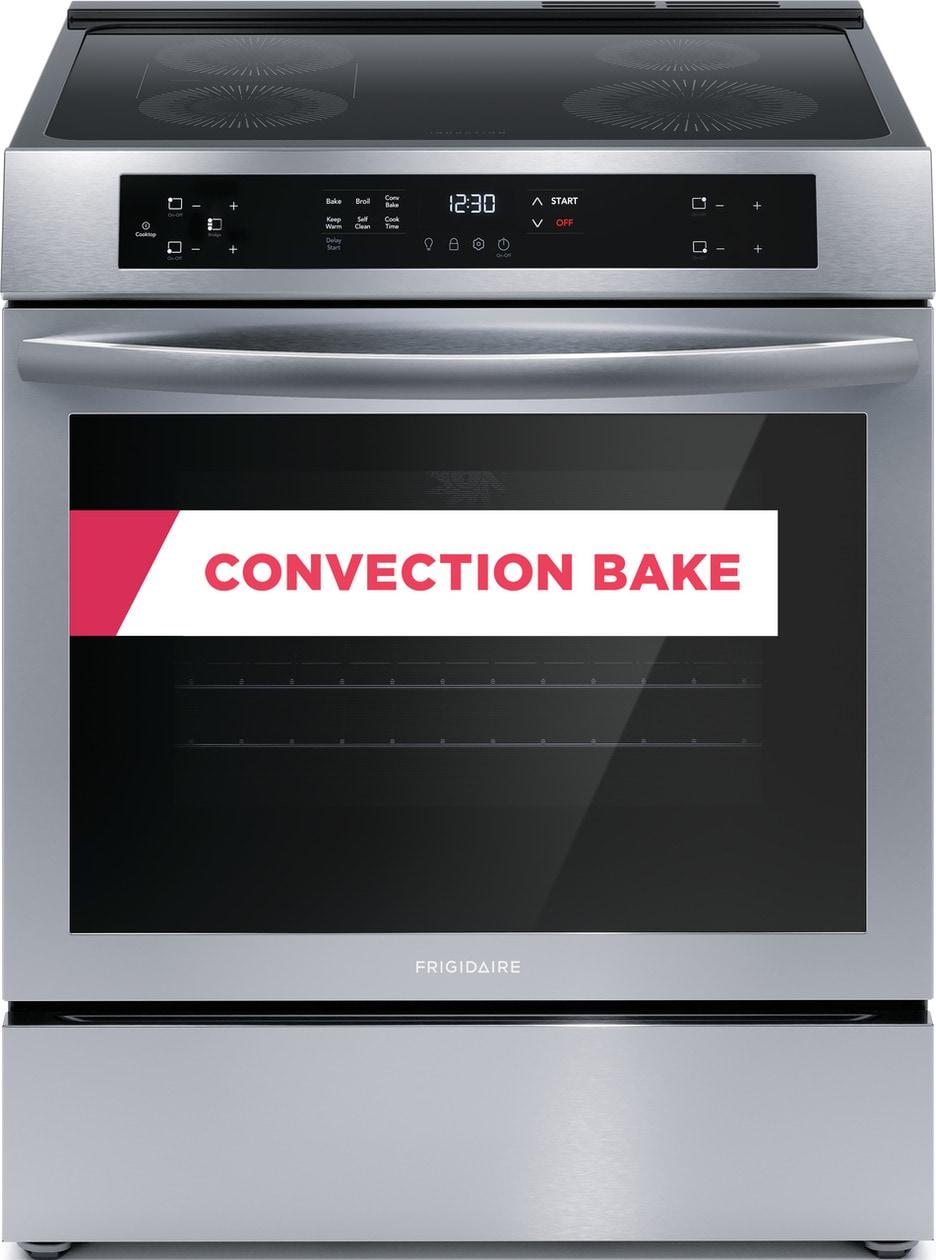 FRIGIDAIRE FCFI3083AS Frigidaire 30"" Front Control Induction Range With Convection Bake