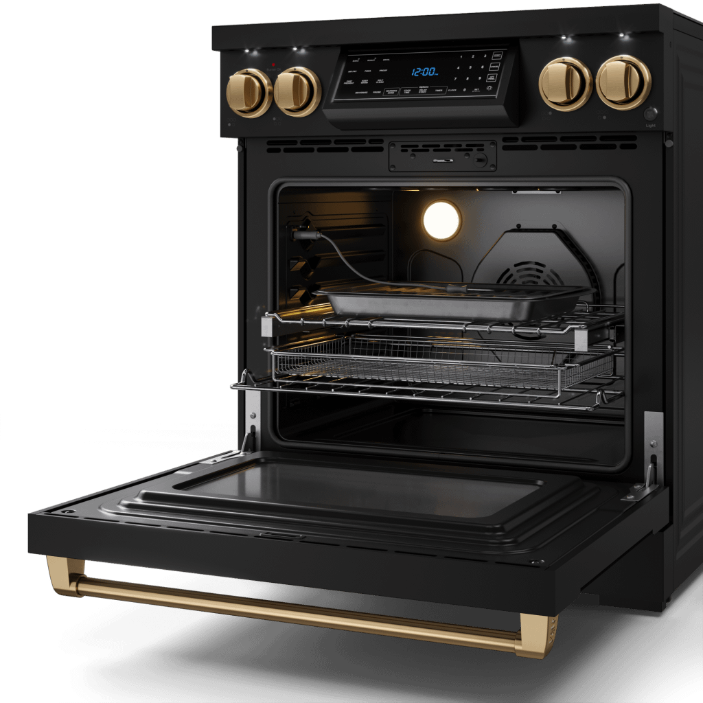 THOR KITCHEN RSE30BBRZ 30 Inch Professional Electric Range With Tilt Panel Touch Control I...