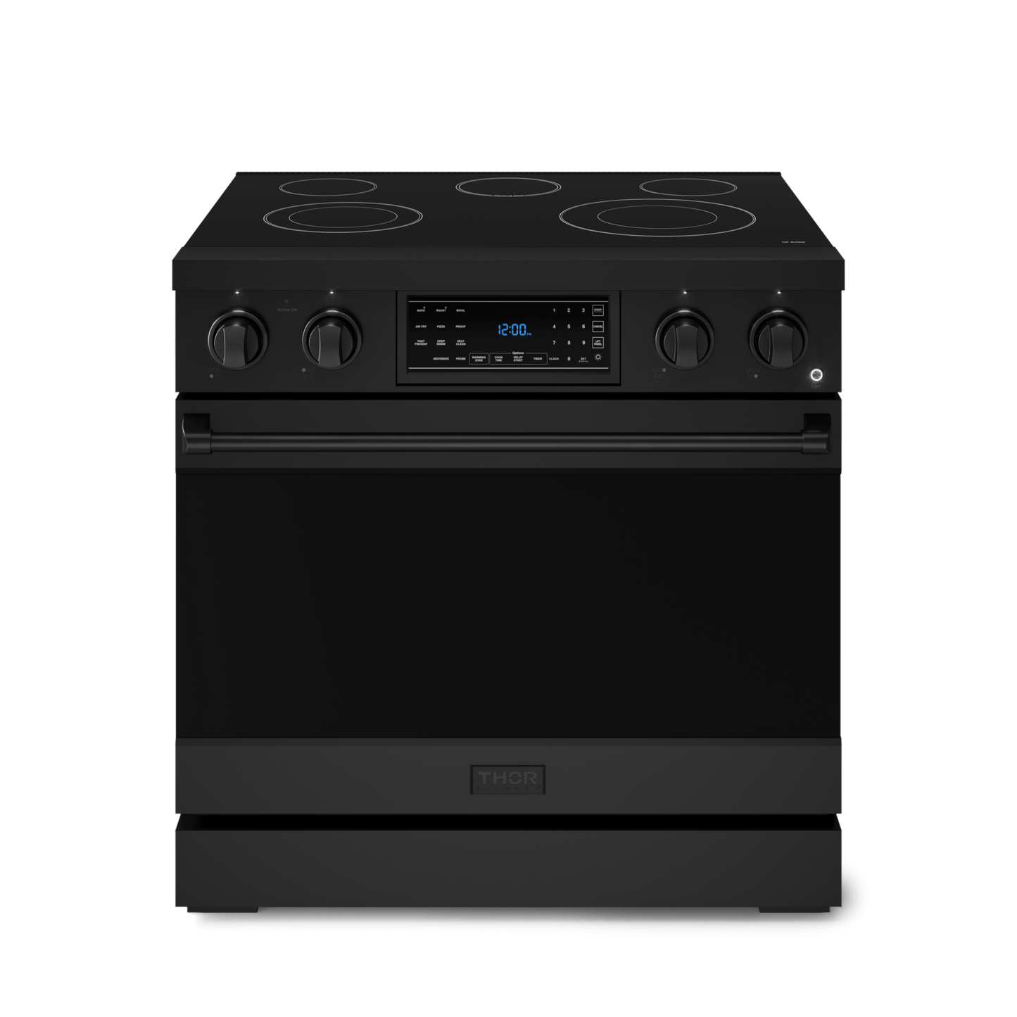 THOR KITCHEN RSE36B 36 Inch Professional Electric Range With Tilt Panel Touch Control I...