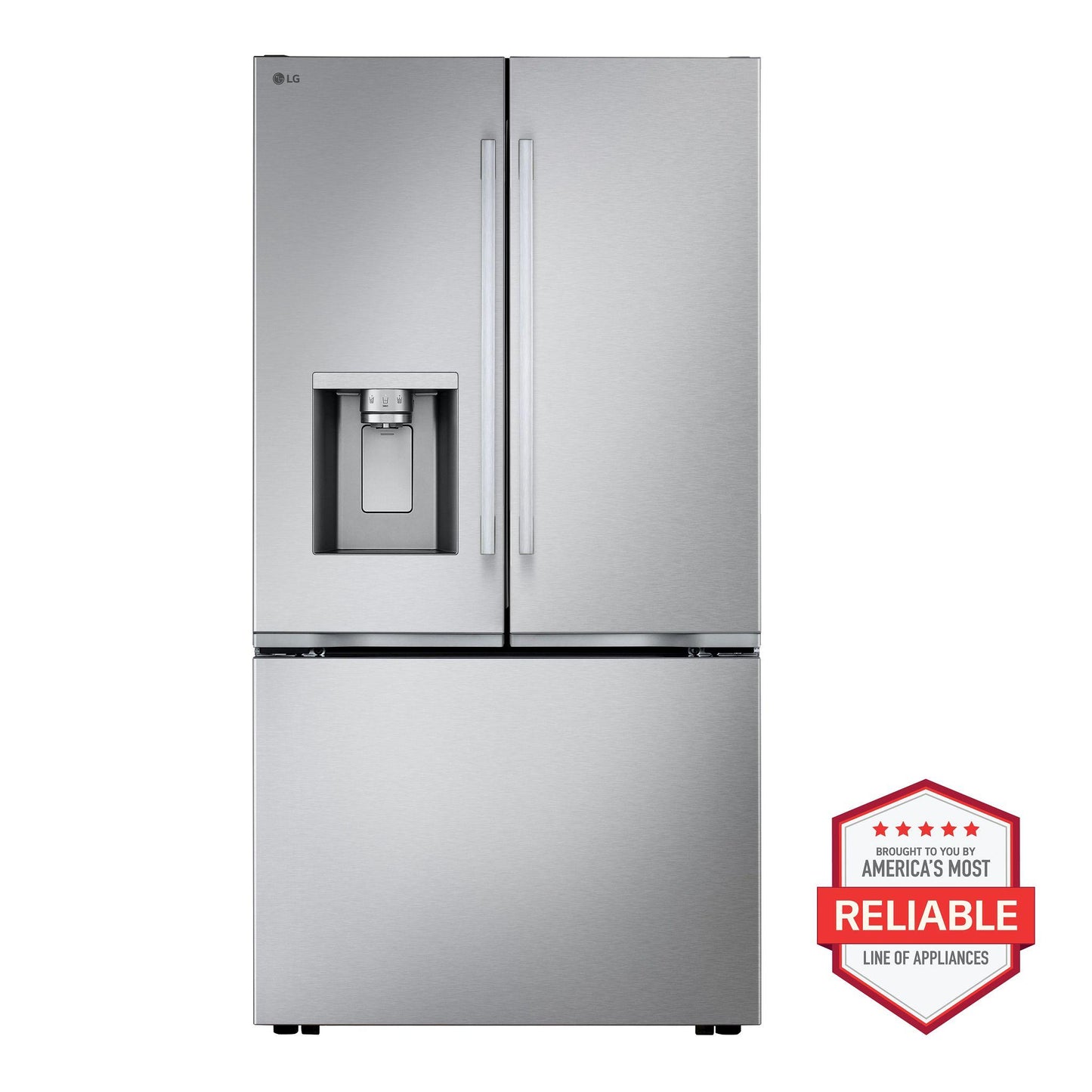 LG LF24Z6530S LG Counter-depth Max With Zero Clearance 3-door French DOOR...