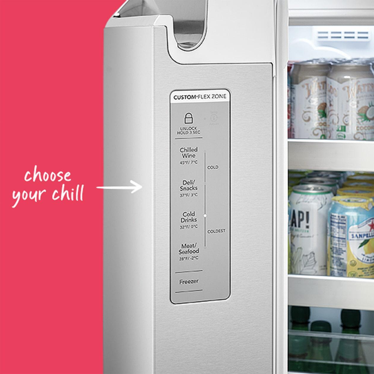 FRIGIDAIRE GRQC2255BF Frigidaire Gallery 21.5 Cu. Ft. Counter-depth 4-door Refrigerator