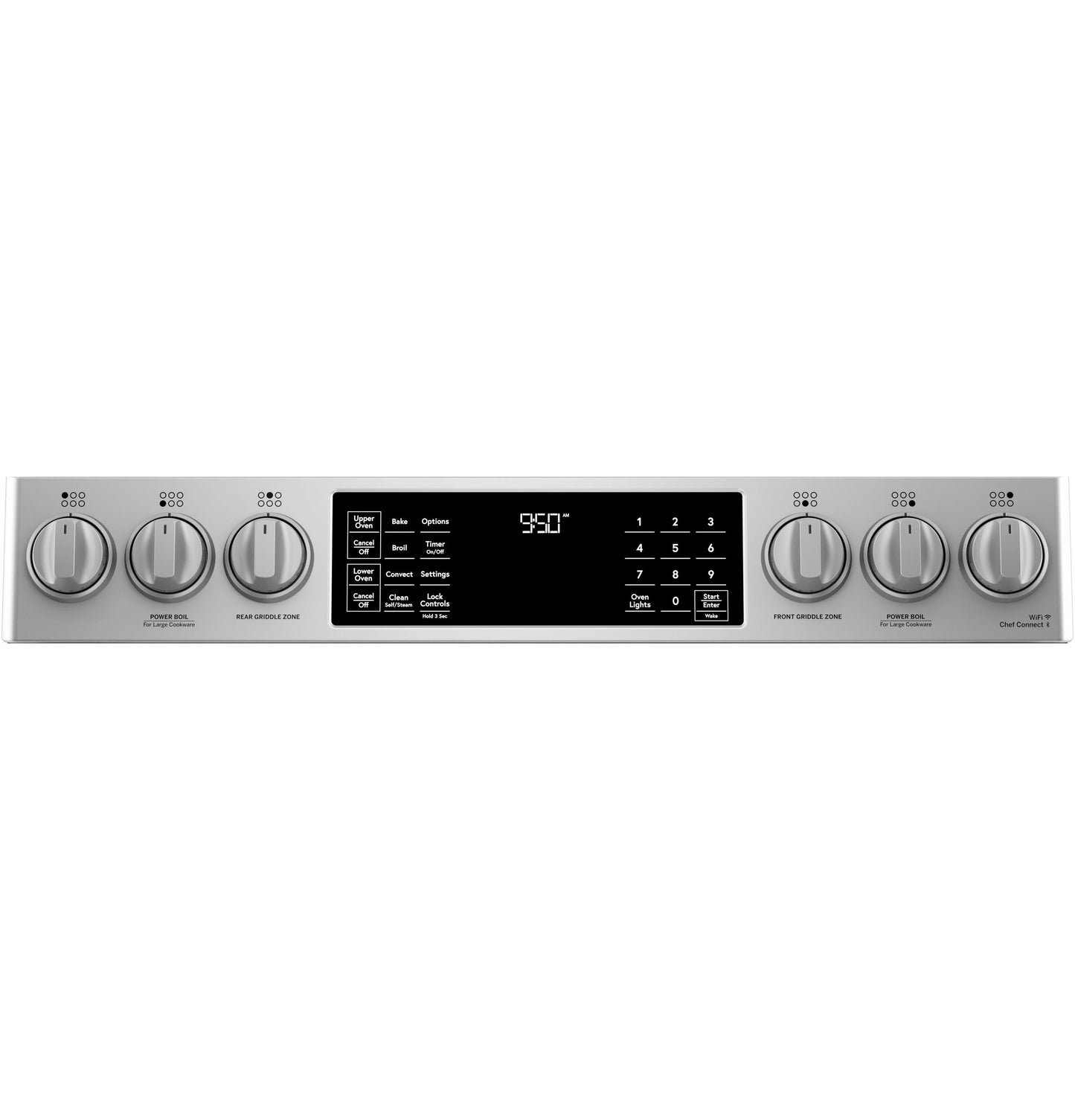 CAFE C2S950P2MS1 Cafe 30"" Slide-in Front Control Dual-fuel Double Oven With CO...