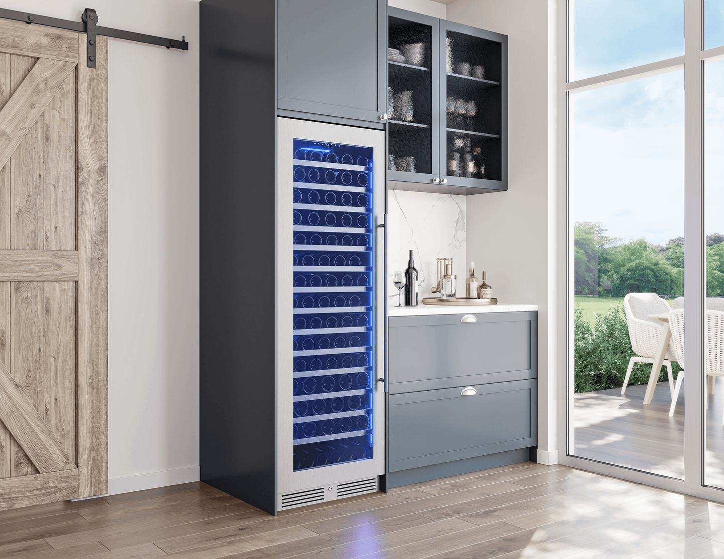 ZEPHYR PRW24F01CG Zephyr 24"" Full Size Single Zone Wine Cooler