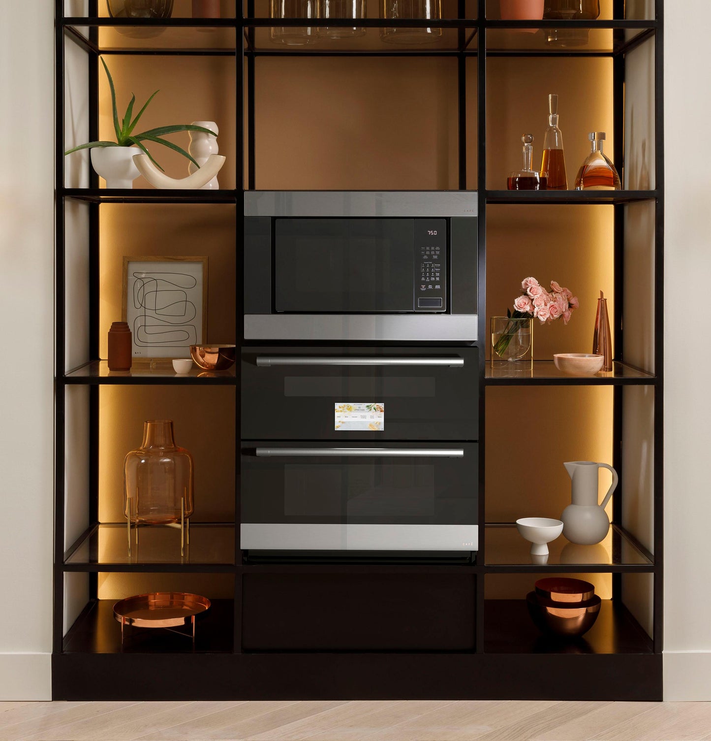CAFE CTS92DM2NS5 Cafe Minimal Series 30"" Smart Built-in Twin Flex Single Wall ...