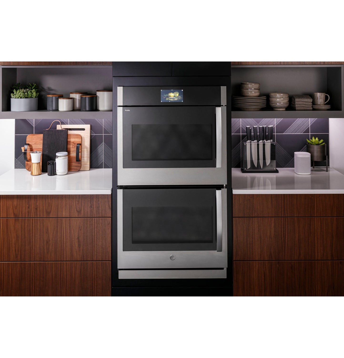 GE APPLIANCES PTD700RSNSS GE Profile 30"" Smart Built-in Convection Double Wall Oven With ...