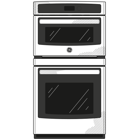 GE APPLIANCES PK7800SKSS GE Profile Series 27"" Built-in Combination Convection MICROWAVE/CON...