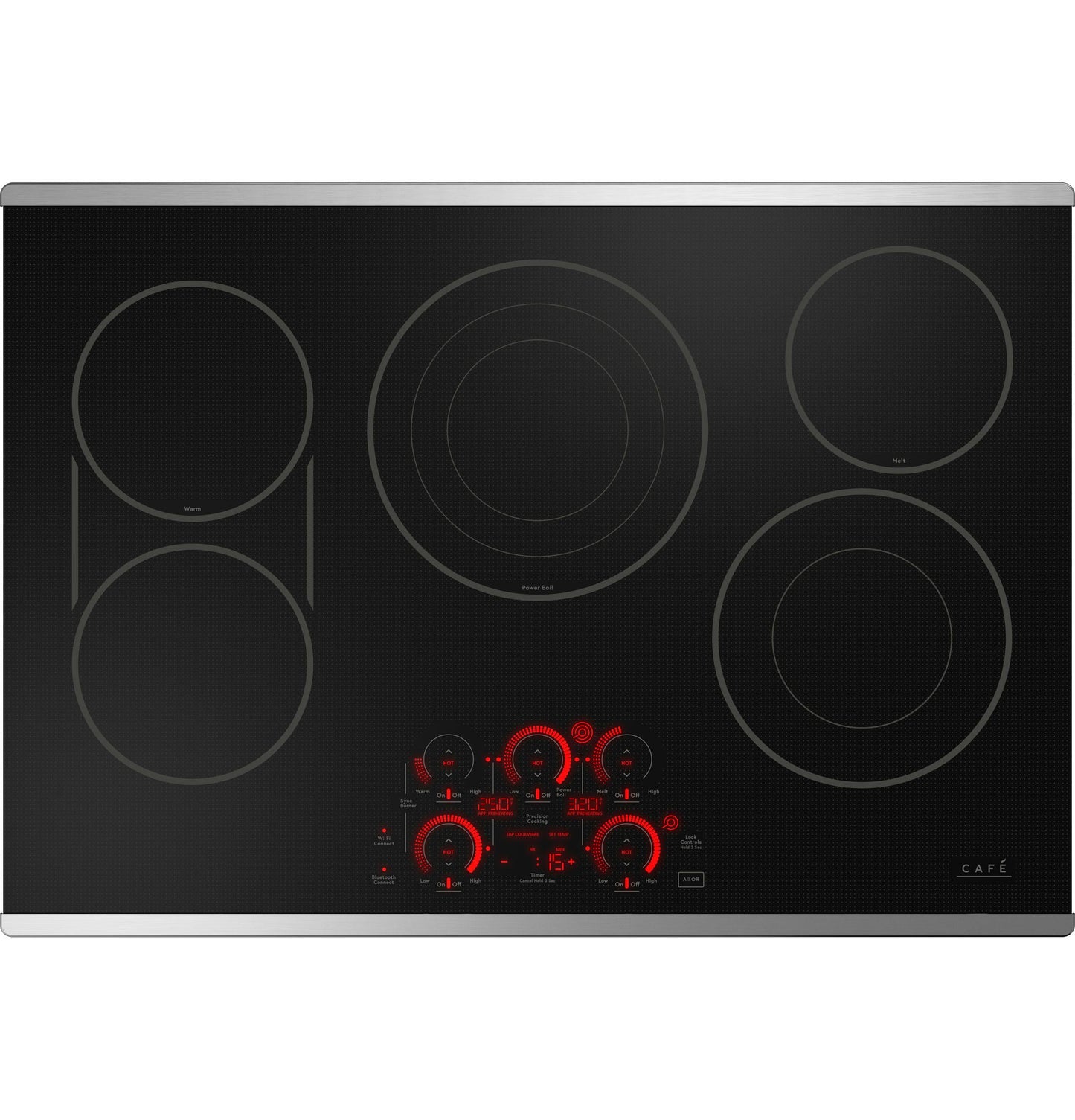 CAFE CEP90302TSS Cafe Cafe 30"" Touch-control Electric Cooktop