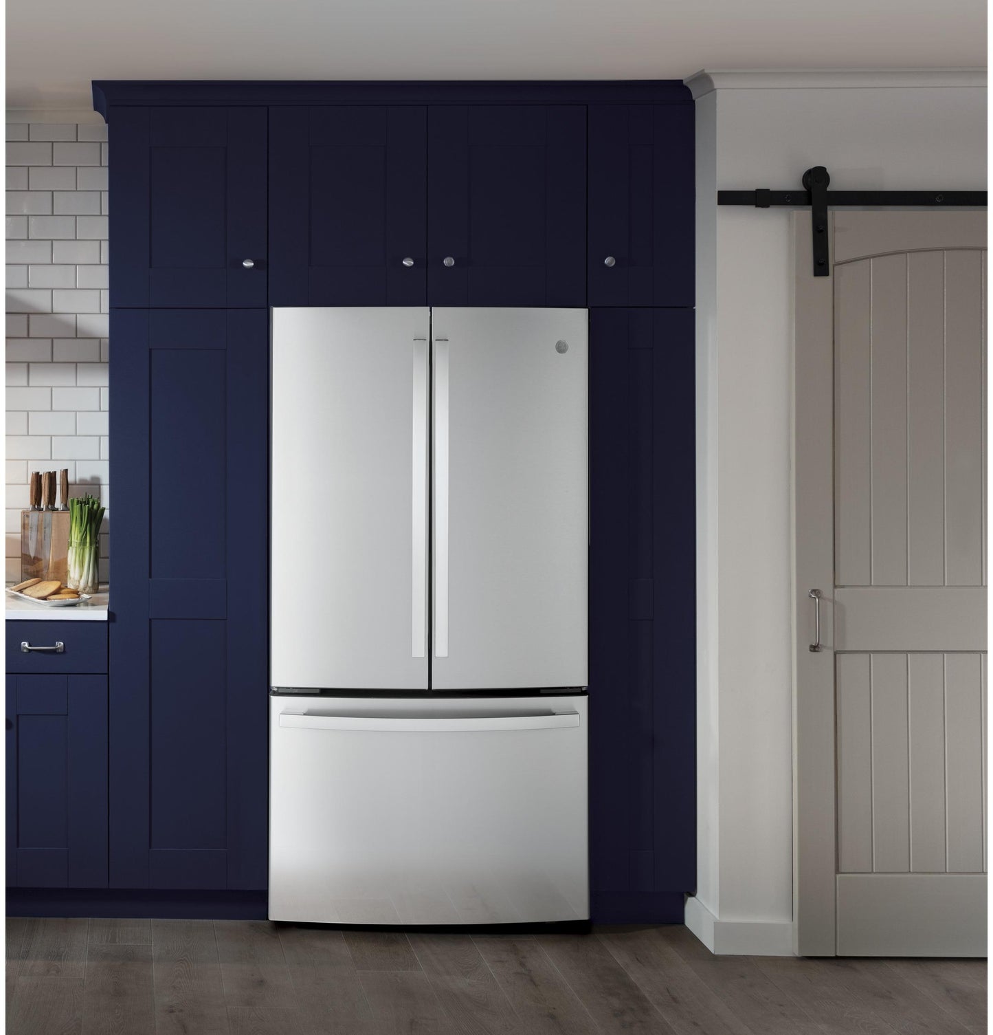 GE APPLIANCES GWE23GYNFS Ge Energy Star 23.1 Cu. Ft. Counter-depth Fingerprint RESISTA...