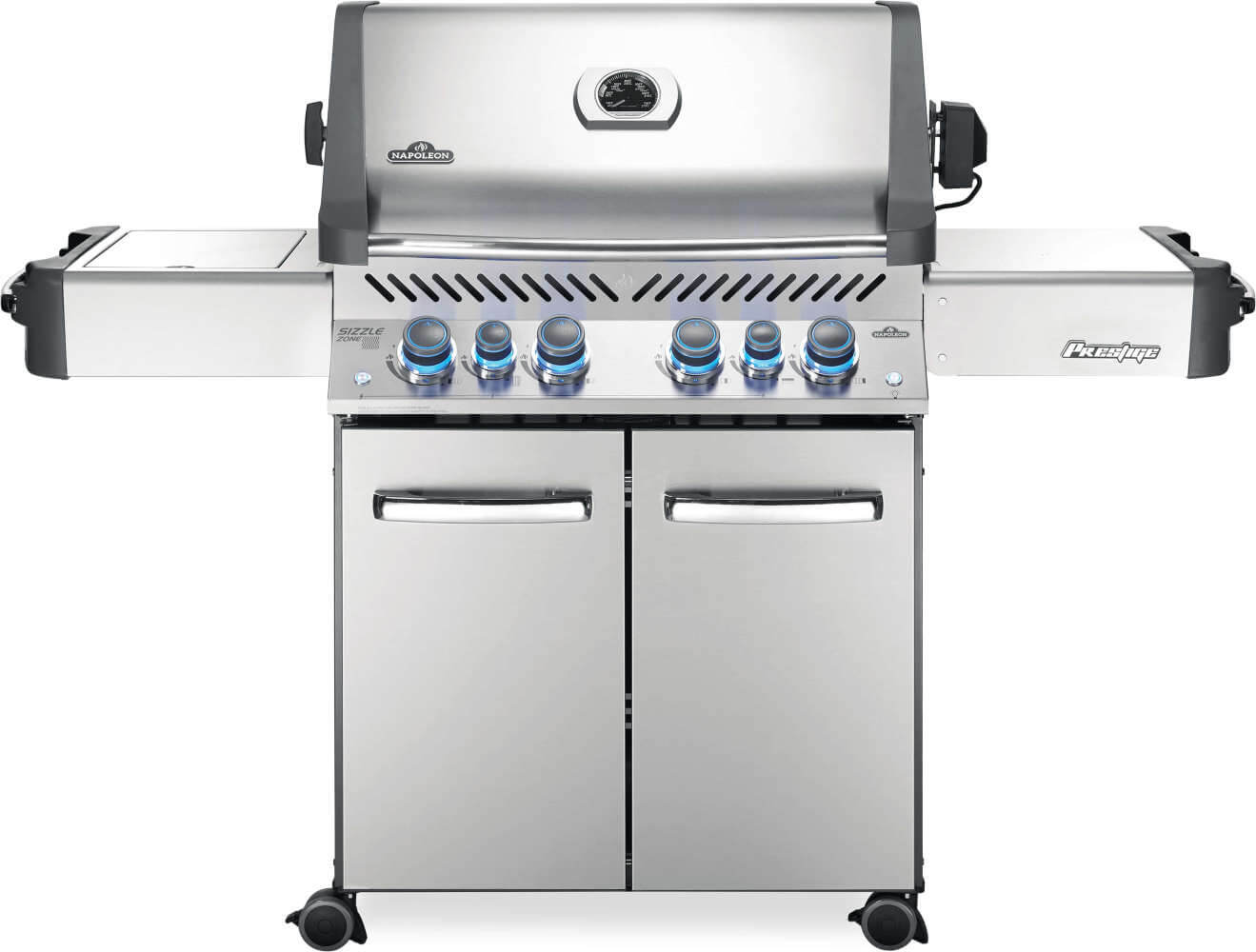 NAPOLEON BBQ P500RSIBPSS3 Prestige 500 Rsib Infrared Side & Rear Burners Stainless Steel , ...
