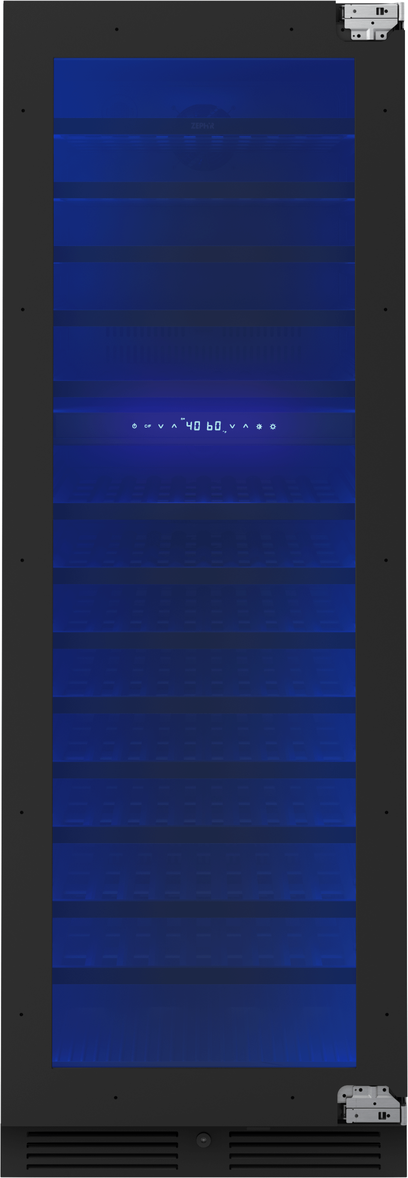 ZEPHYR PRW24F02CPG Zephyr 24"" Full Size Panel Ready Dual Zone Wine Cooler