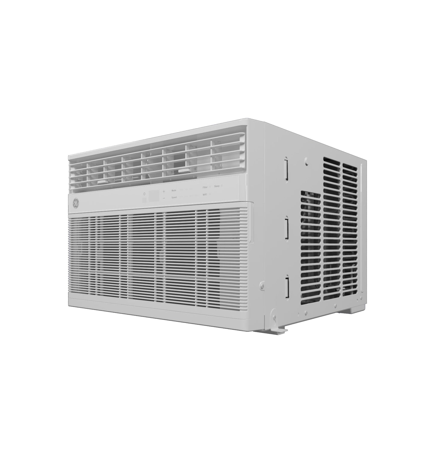 GE APPLIANCES AWCS14WWF Ge 14,000 BTU Smart Electronic Window Air Conditioner for Large ...