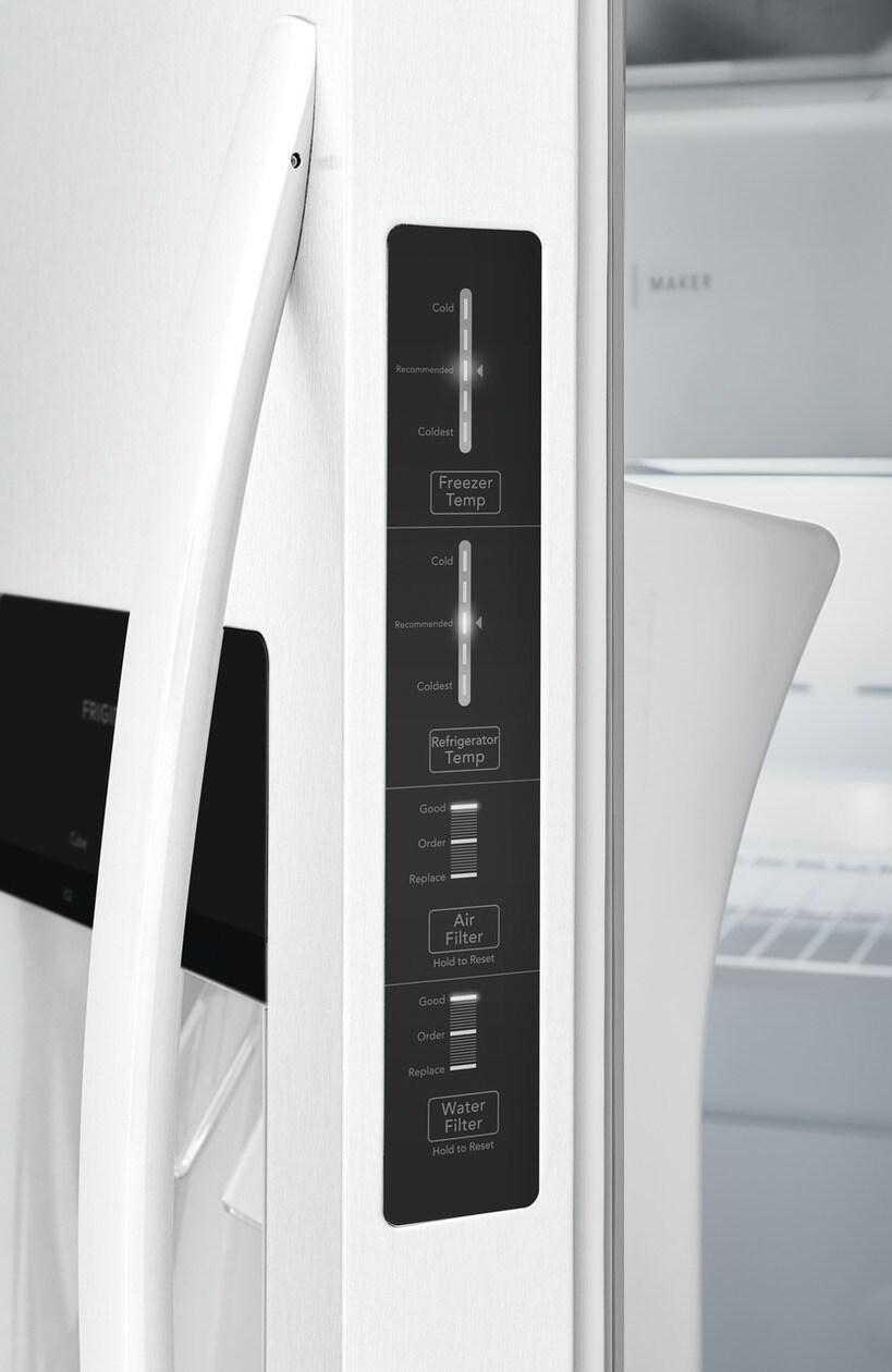 FRIGIDAIRE FRSS2323AW Frigidaire 22.3 Cu. Ft. 33'' Standard Depth Side By Side Refrigerator