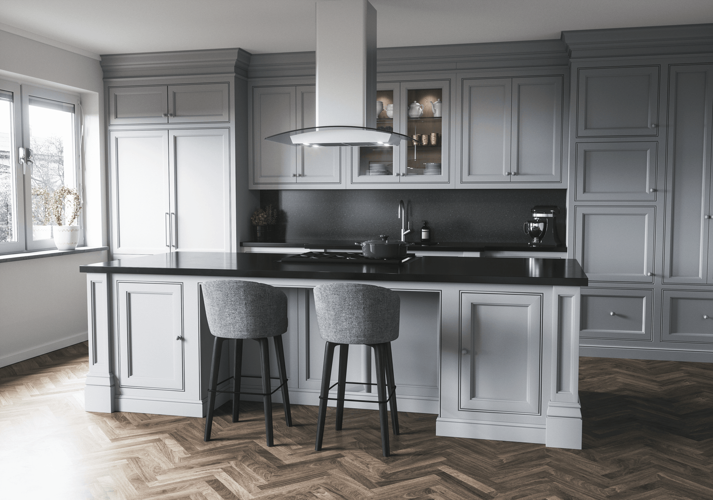 ZEPHYR ZMLM90CG Zephyr 36"" Milano Island