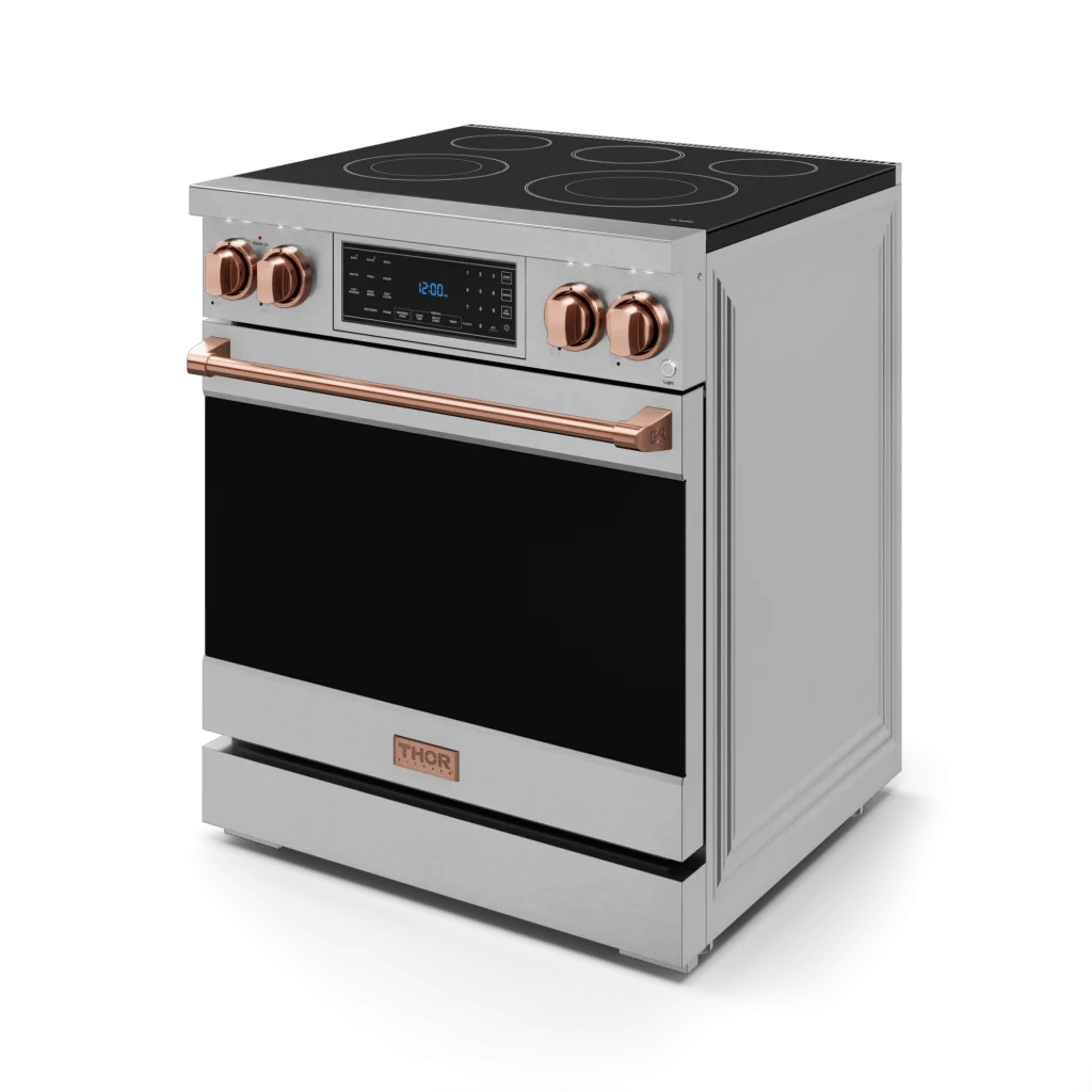 THOR KITCHEN RSE30RSG 30 Inch Professional Electric Range With Tilt Panel Touch Control I...