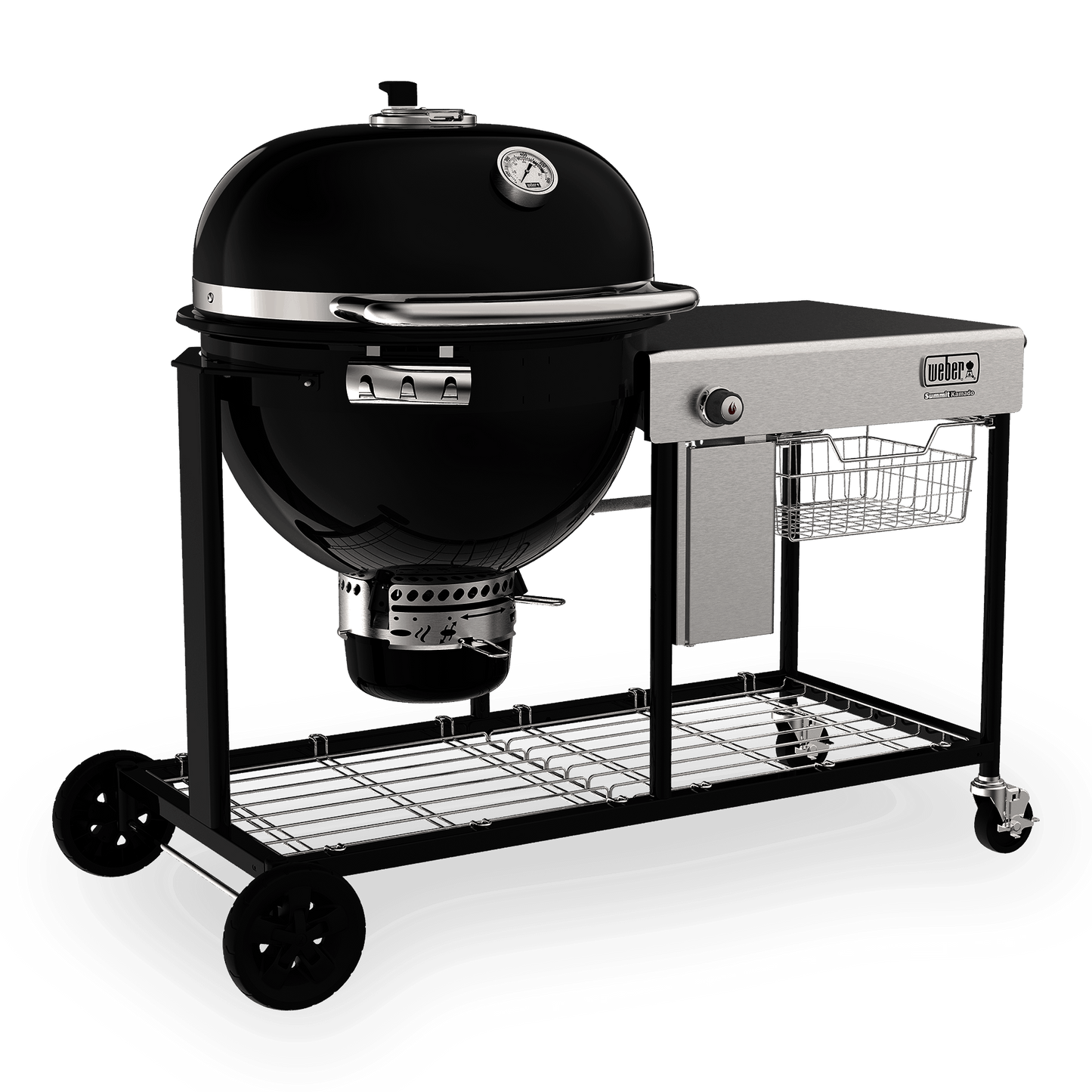 WEBER 18501101 Weber Summit Kamado S6 Charcoal Grill - 24 Inch Black