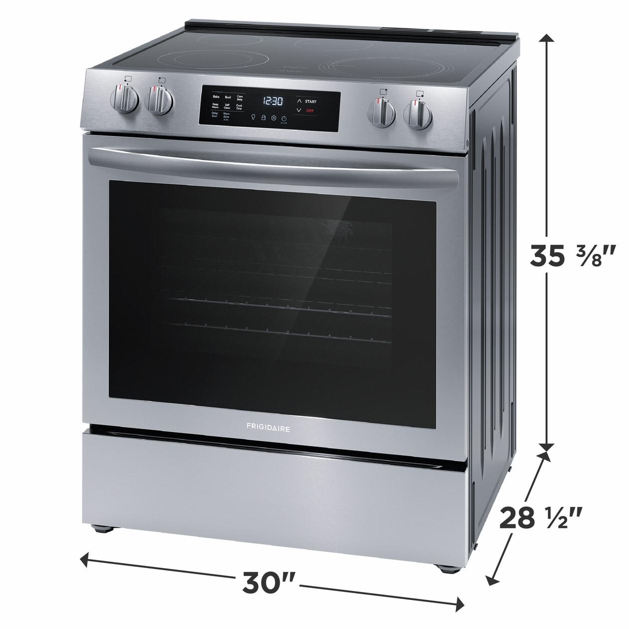 FRIGIDAIRE FCFE3083AS Frigidaire 30"" Front Control Electric Range