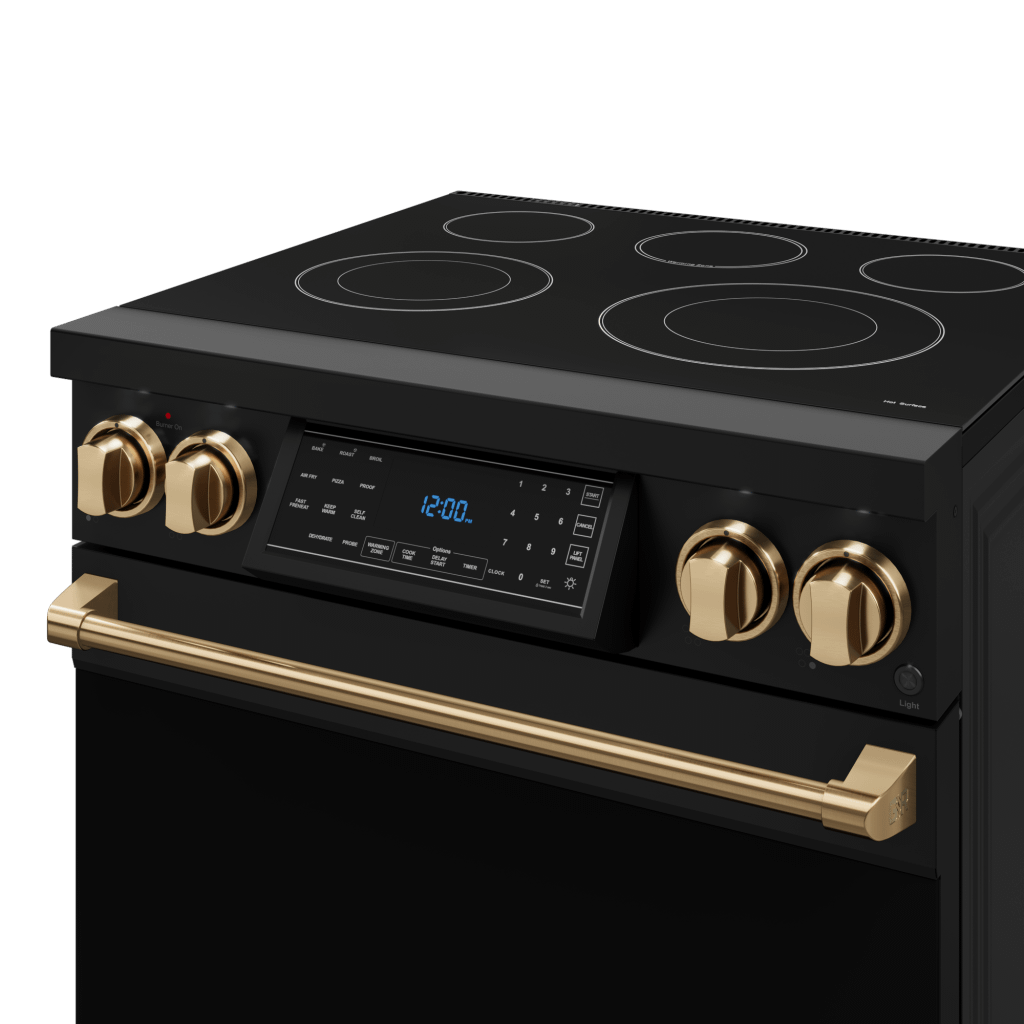 THOR KITCHEN RSE30BBRZ 30 Inch Professional Electric Range With Tilt Panel Touch Control I...