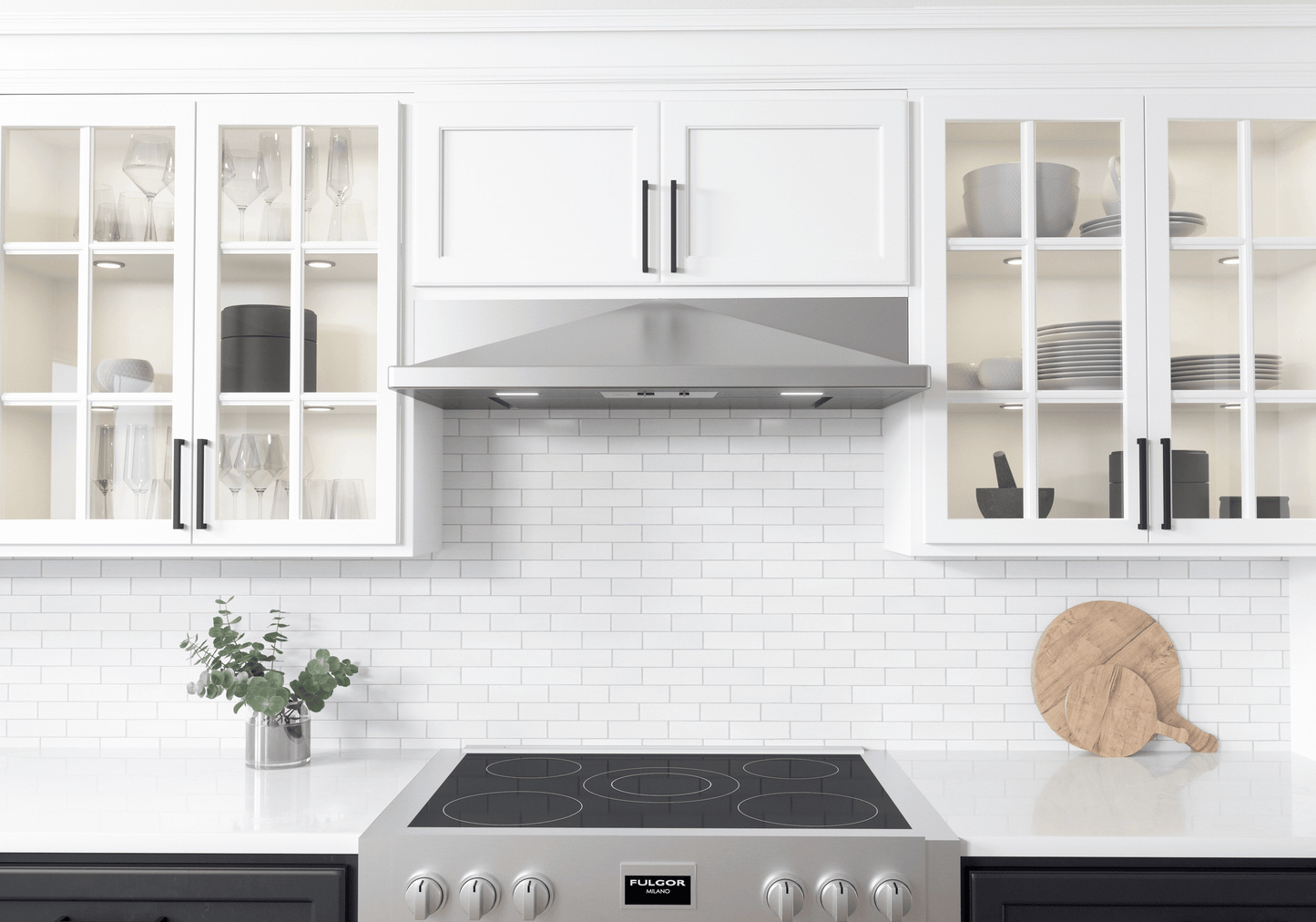 ZEPHYR ZPYE30BS Zephyr 30"" Pyramid Under-cabinet